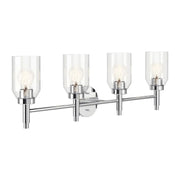 Kichler Lighting - Madden 34" 4-Light Vanity Light, Chrome Finish | Bees Lighting
