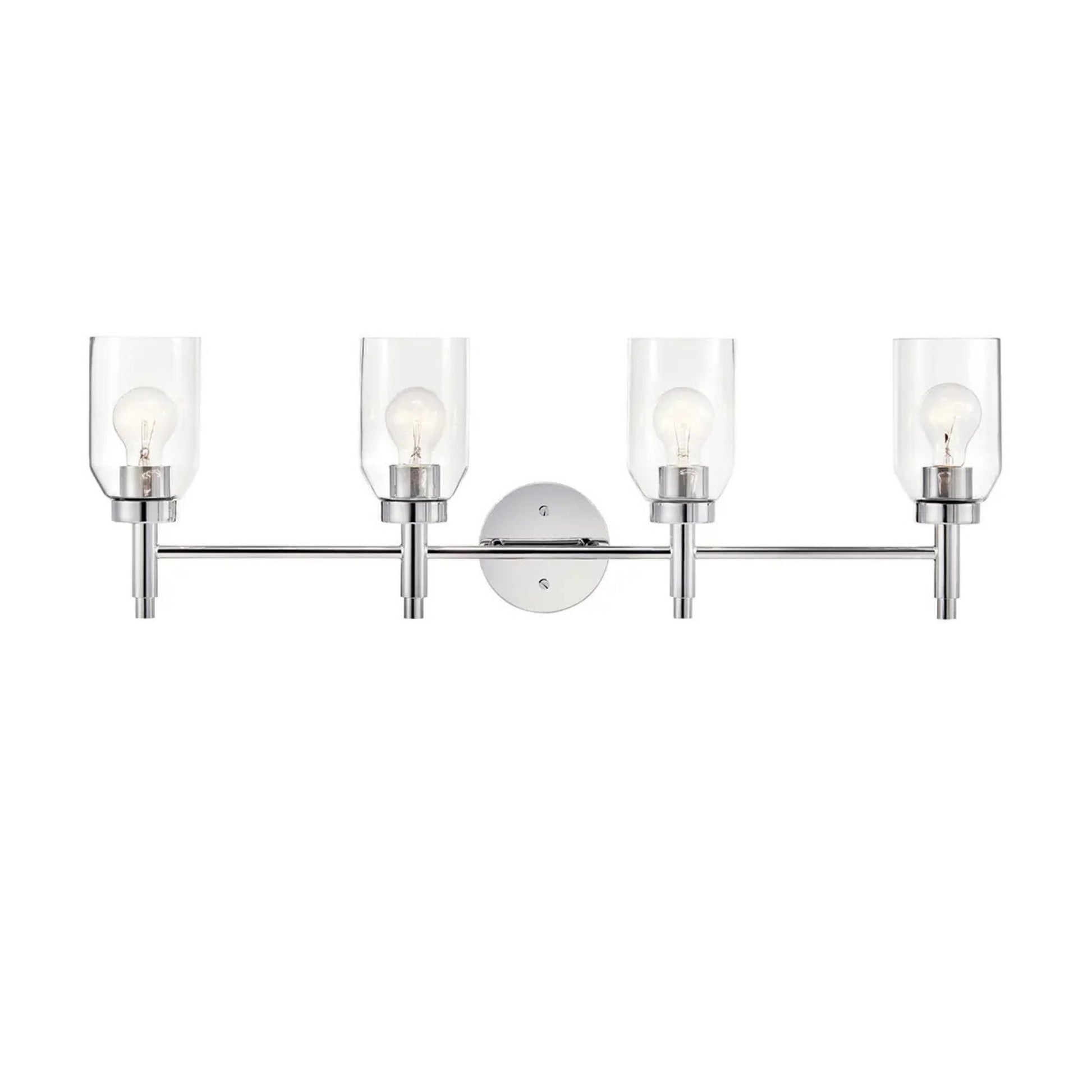 Kichler Lighting - Madden 34" 4-Light Vanity Light, Chrome Finish | Bees Lighting