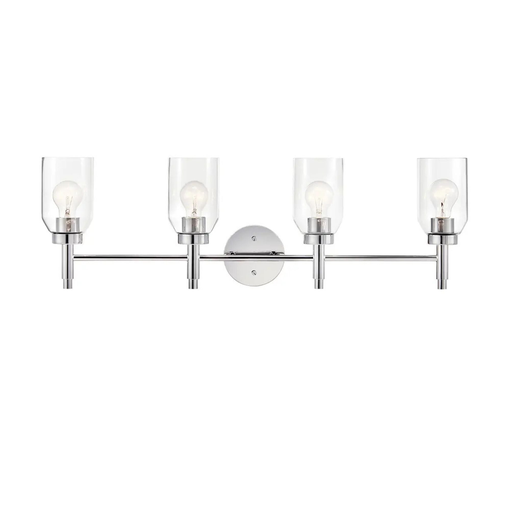 Kichler Lighting - Madden 34" 4-Light Vanity Light, Chrome Finish | Bees Lighting