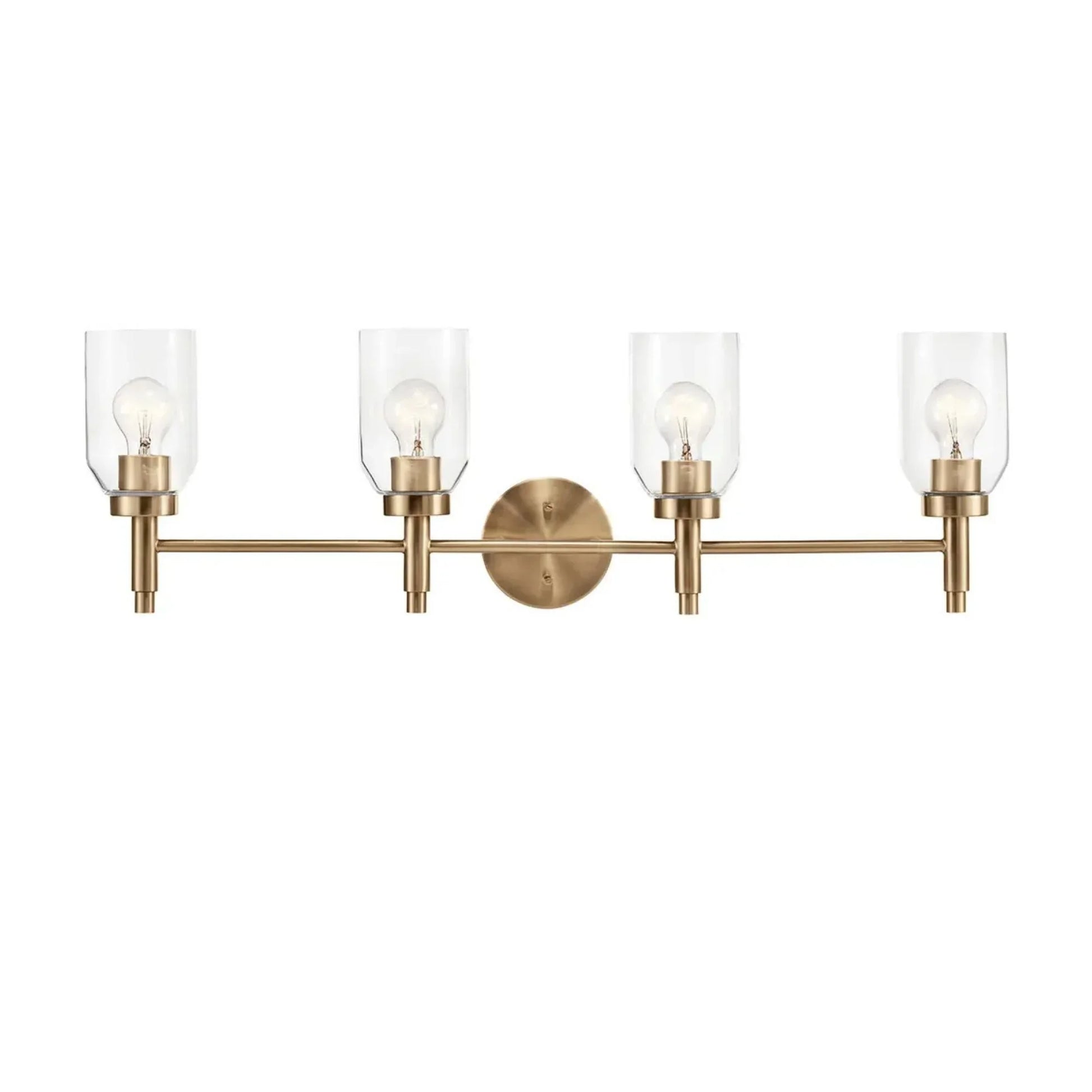 Kichler Lighting - Madden 34" 4-Light Vanity Light, Champagne Bronze Finish | Bees Lighting