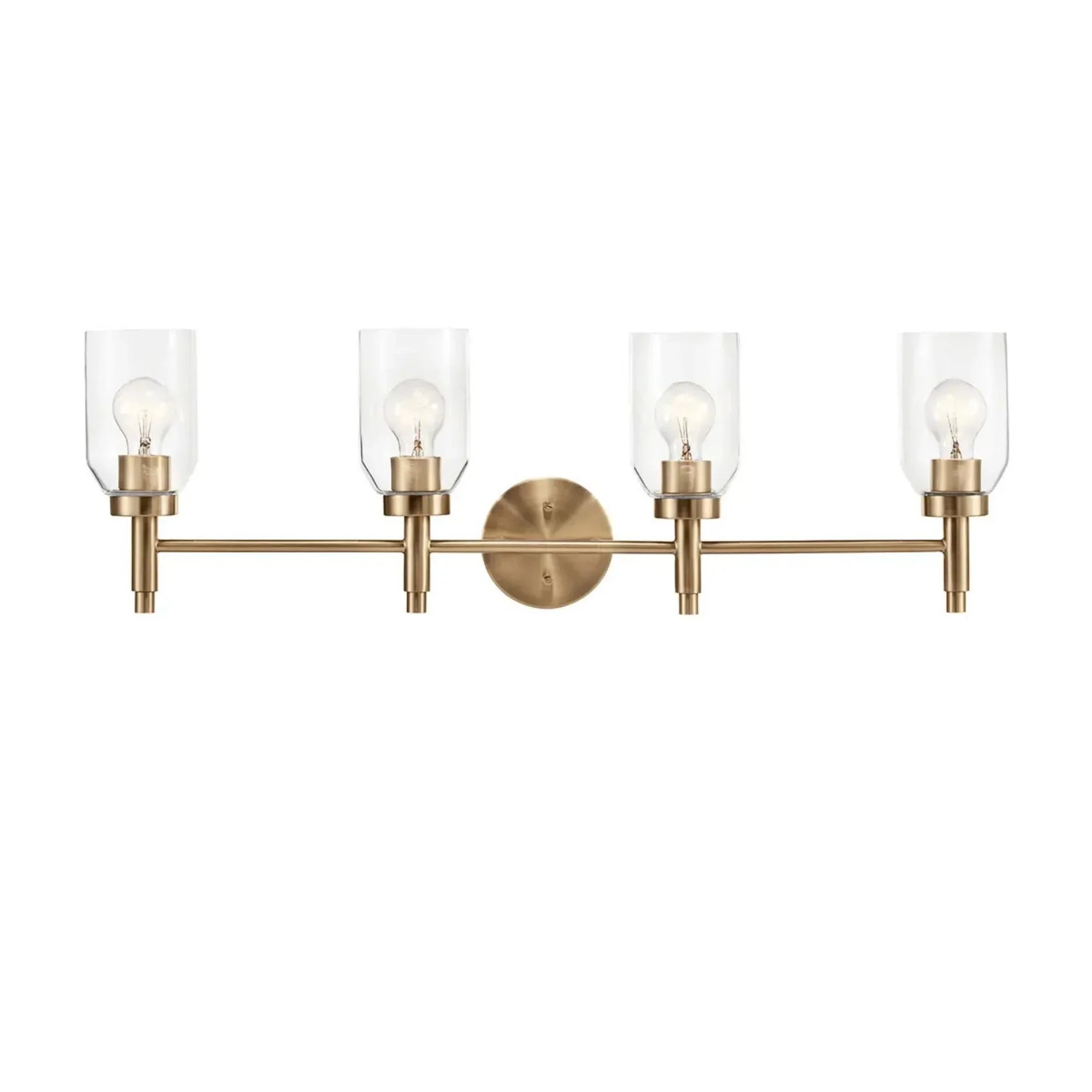 Kichler Lighting - Madden 34" 4-Light Vanity Light, Champagne Bronze Finish | Bees Lighting
