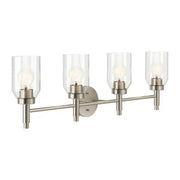 Kichler Lighting - Madden 34" 4-Light Vanity Light, Brushed Nickel Finish | Bees Lighting