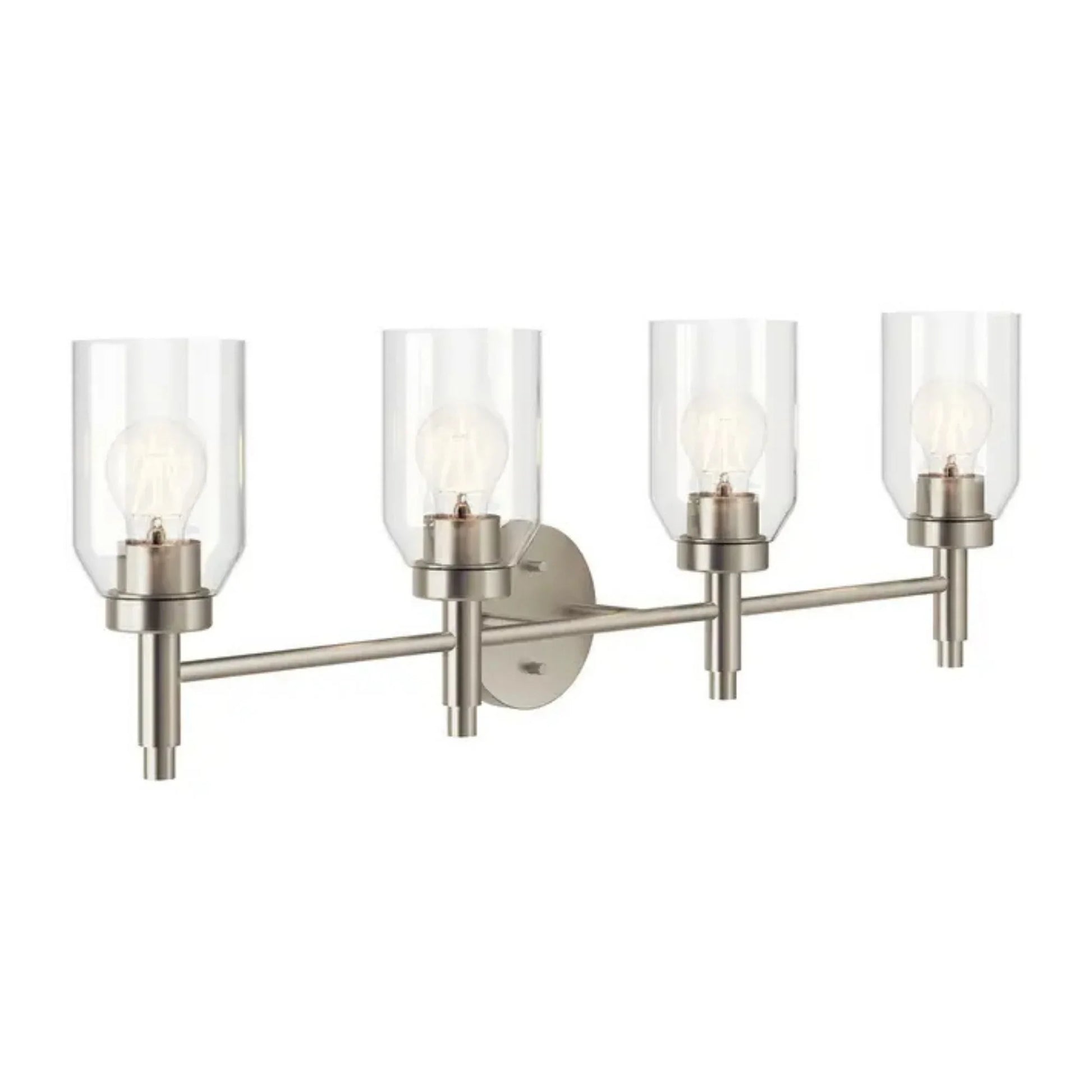 Kichler Lighting - Madden 34" 4-Light Vanity Light, Brushed Nickel Finish | Bees Lighting