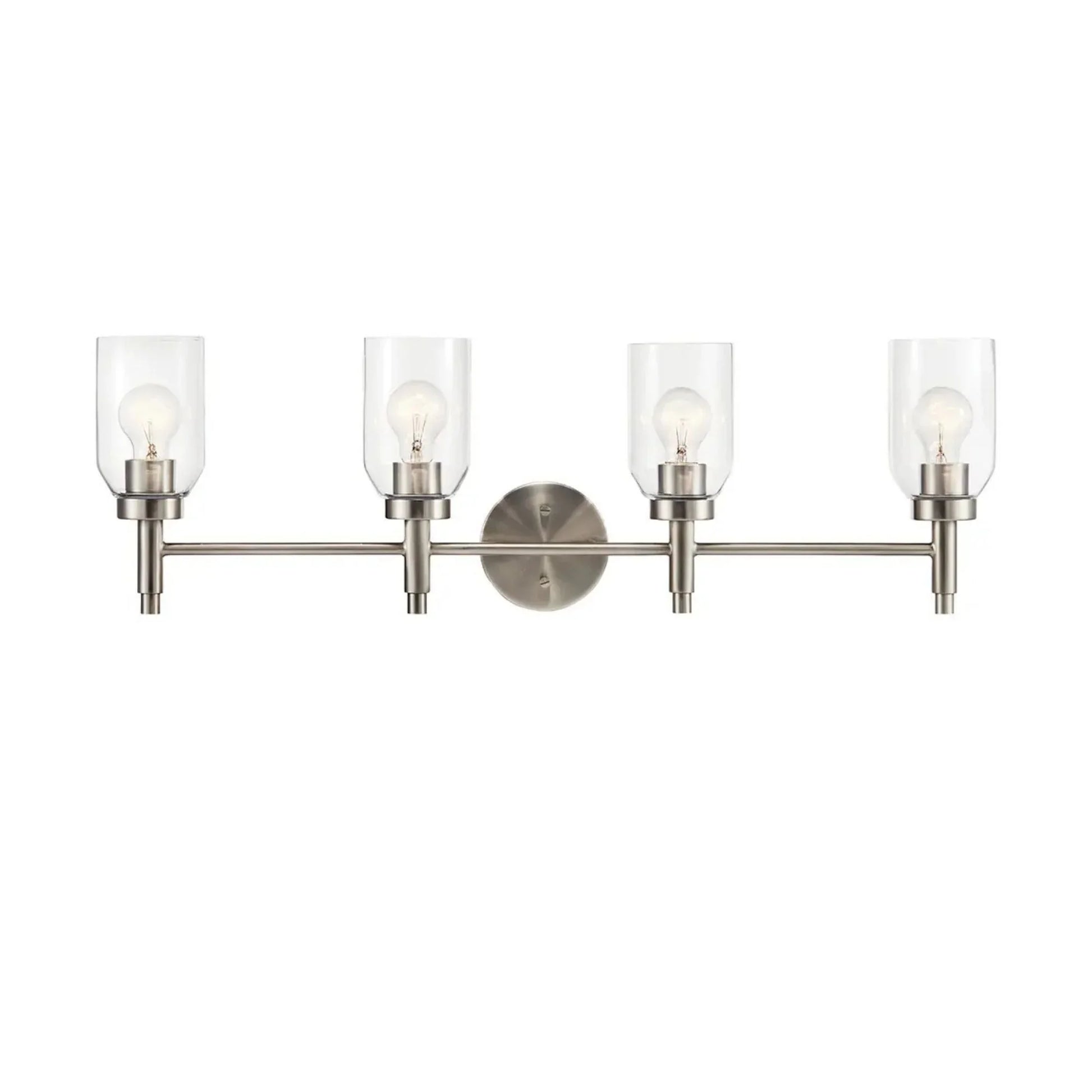 Kichler Lighting - Madden 34" 4-Light Vanity Light, Brushed Nickel Finish | Bees Lighting