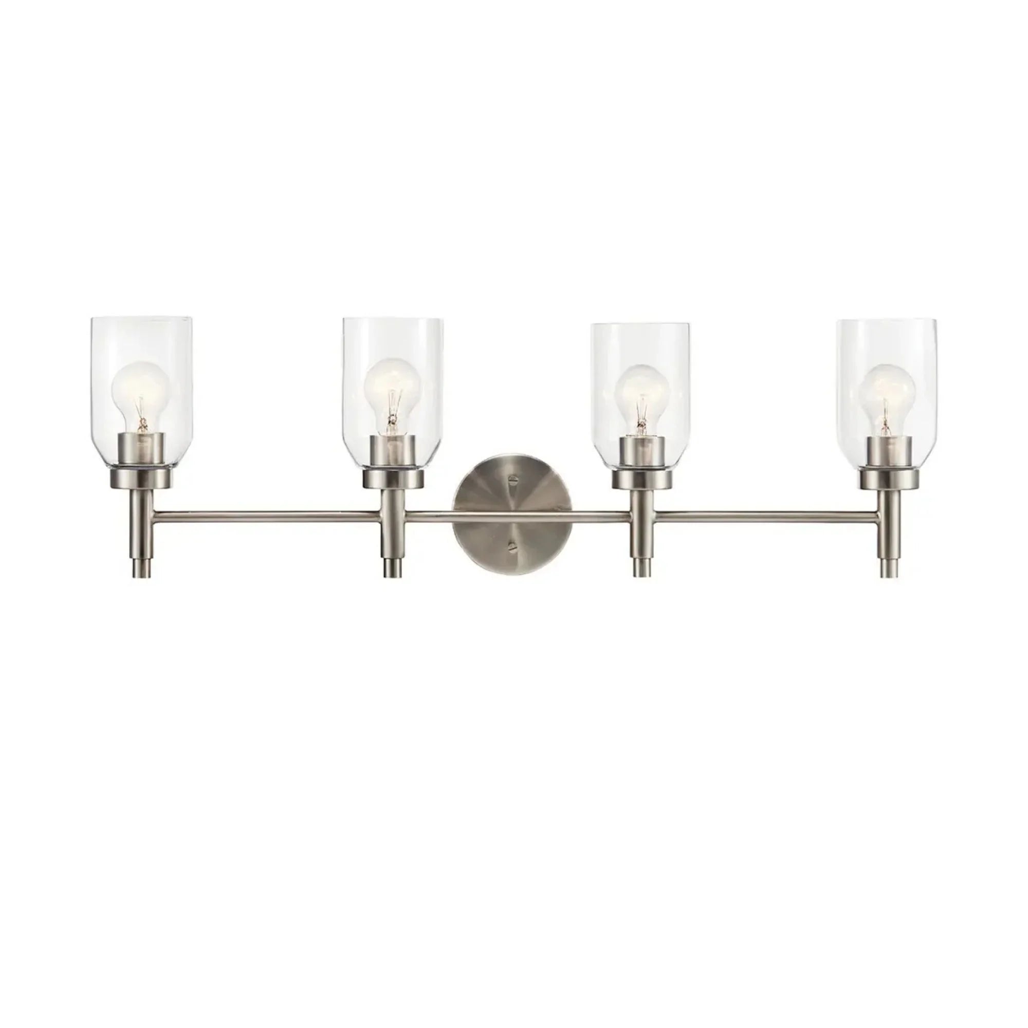 Kichler Lighting - Madden 34" 4-Light Vanity Light, Brushed Nickel Finish | Bees Lighting
