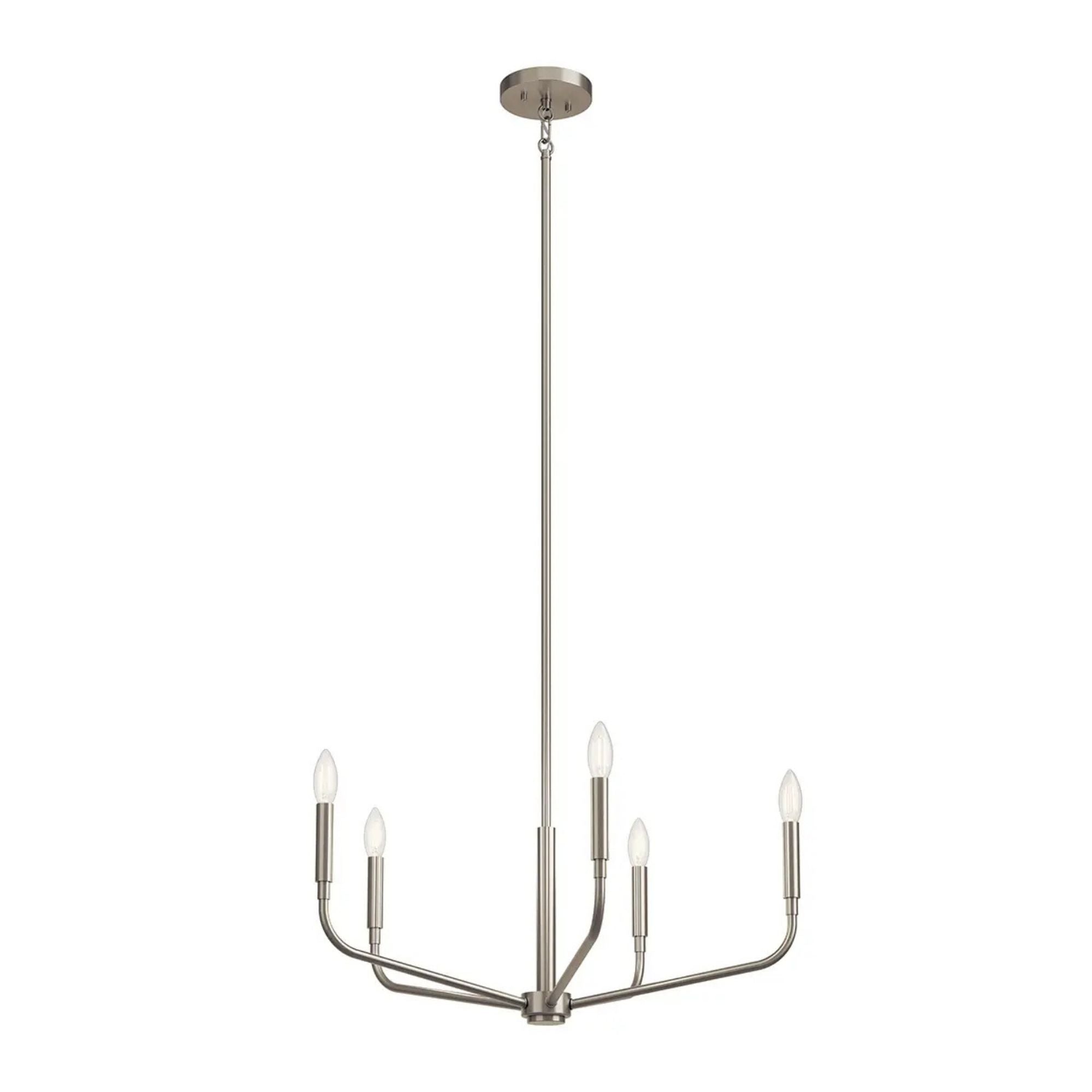 Kichler Lighting - Madden 26" 5-Light Chandelier, Brushed Nickel Finish | Bees Lighting