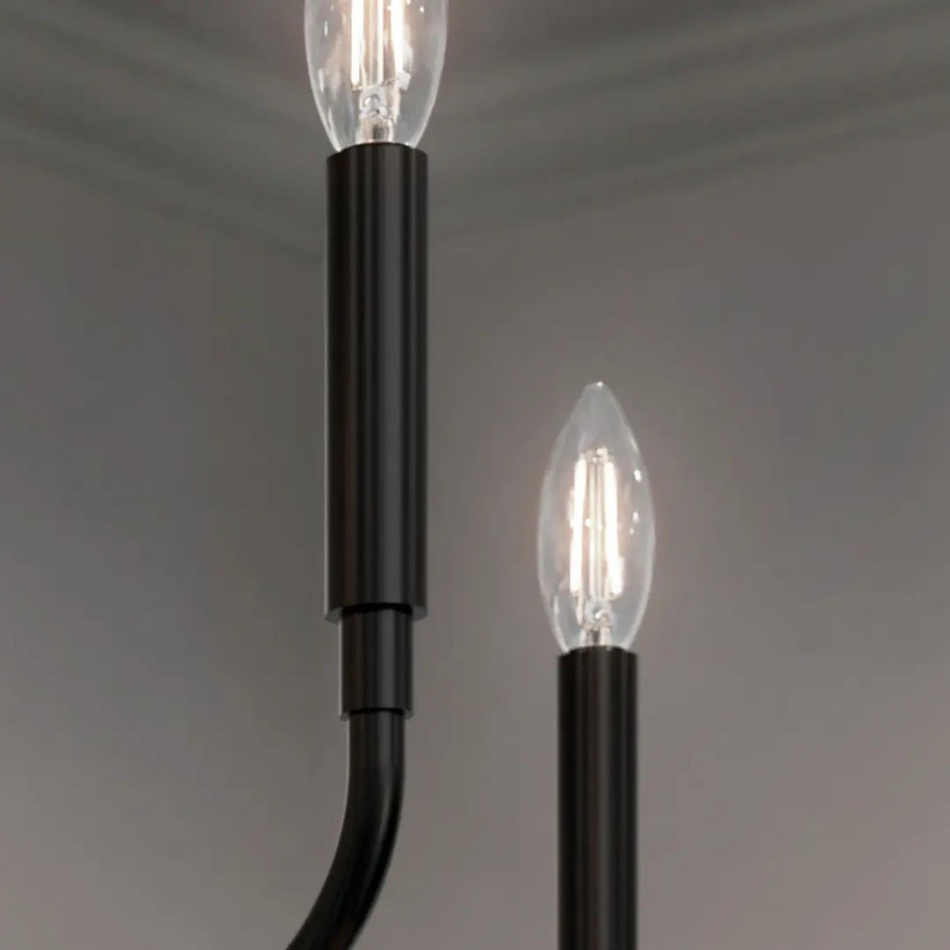 Kichler Lighting - Madden 38" 6-Light Chandelier, Black Finish | Bees Lighting