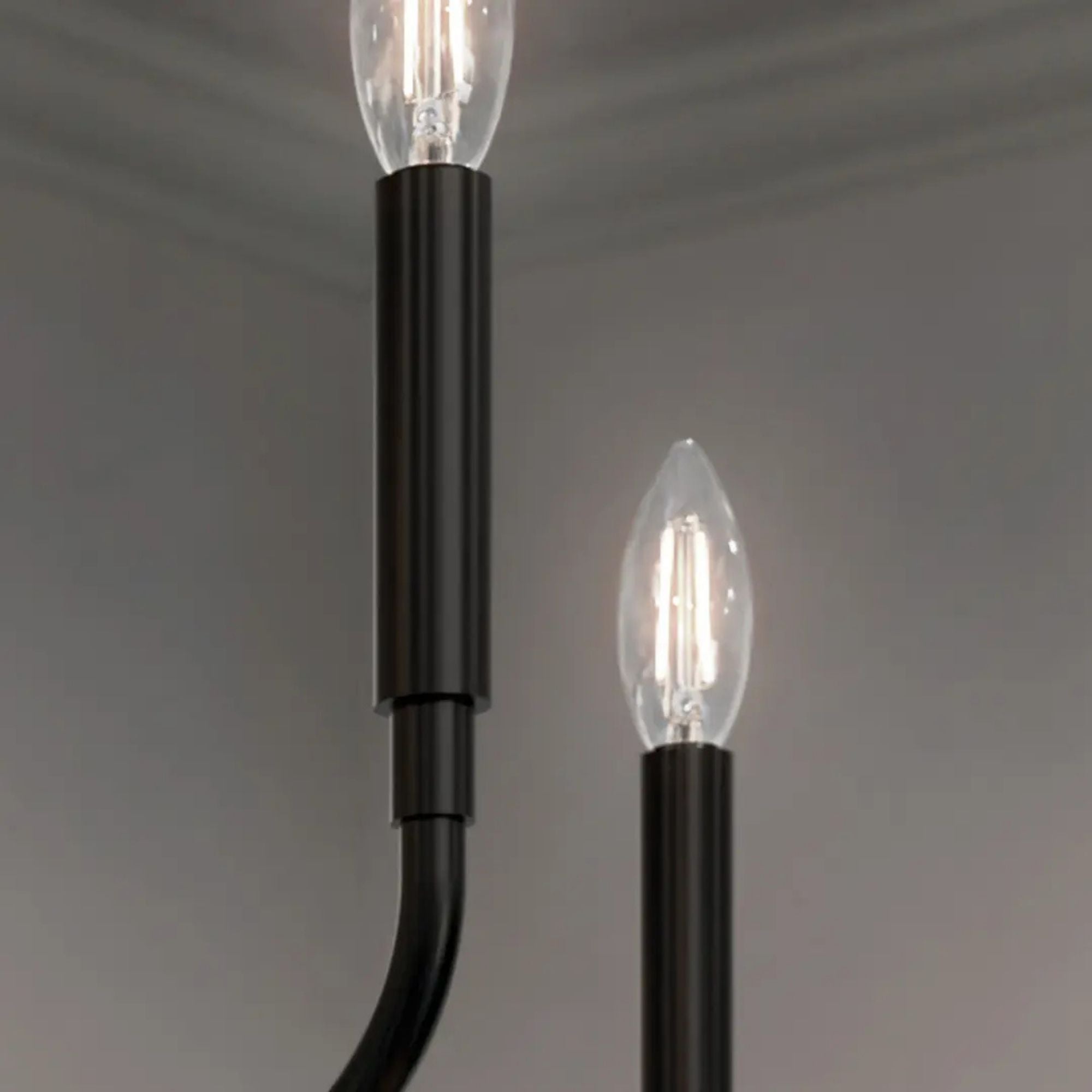 Kichler Lighting - Madden 38" 6-Light Chandelier, Black Finish | Bees Lighting