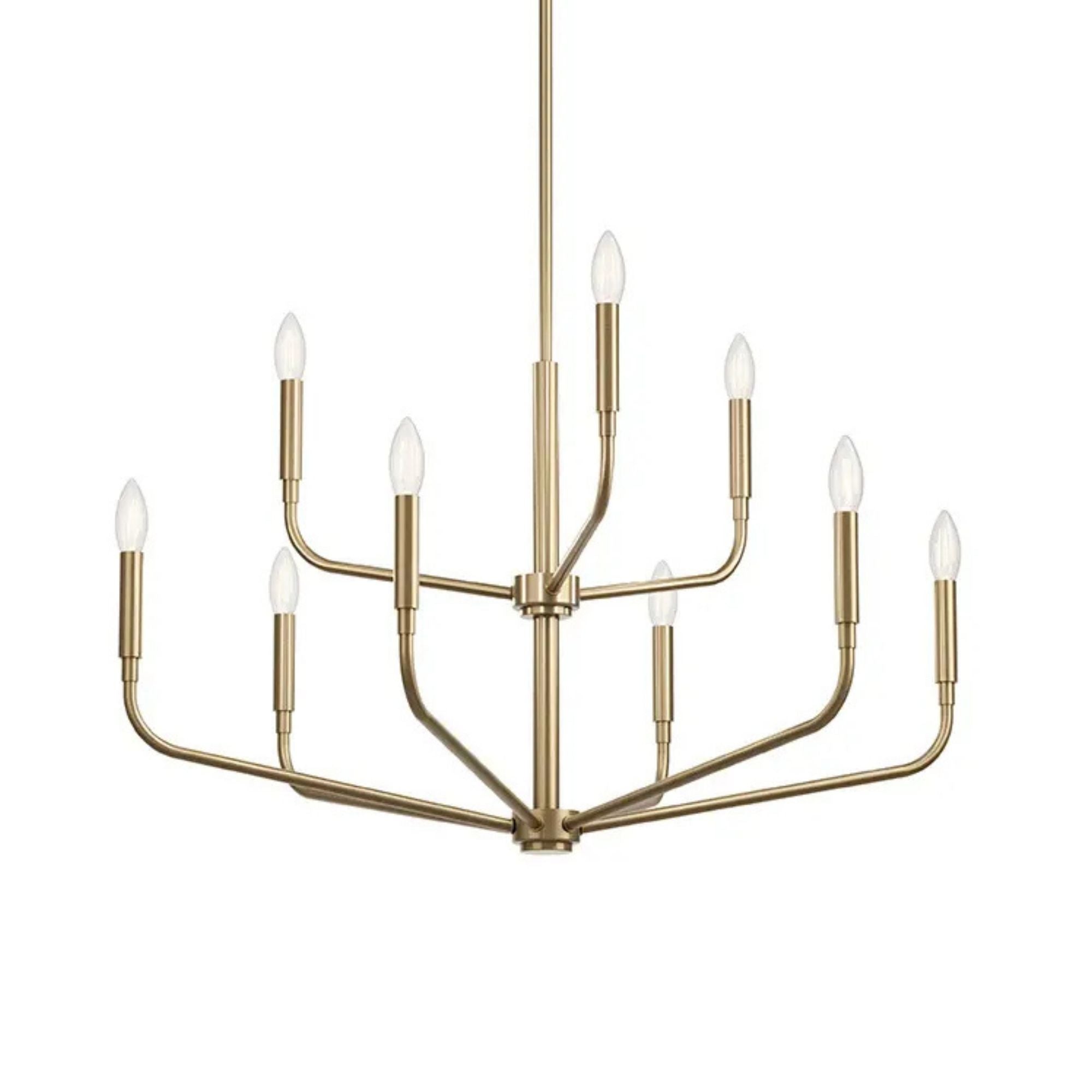 Madden 32" 9-Light Chandelier, Champagne Bronze Finish