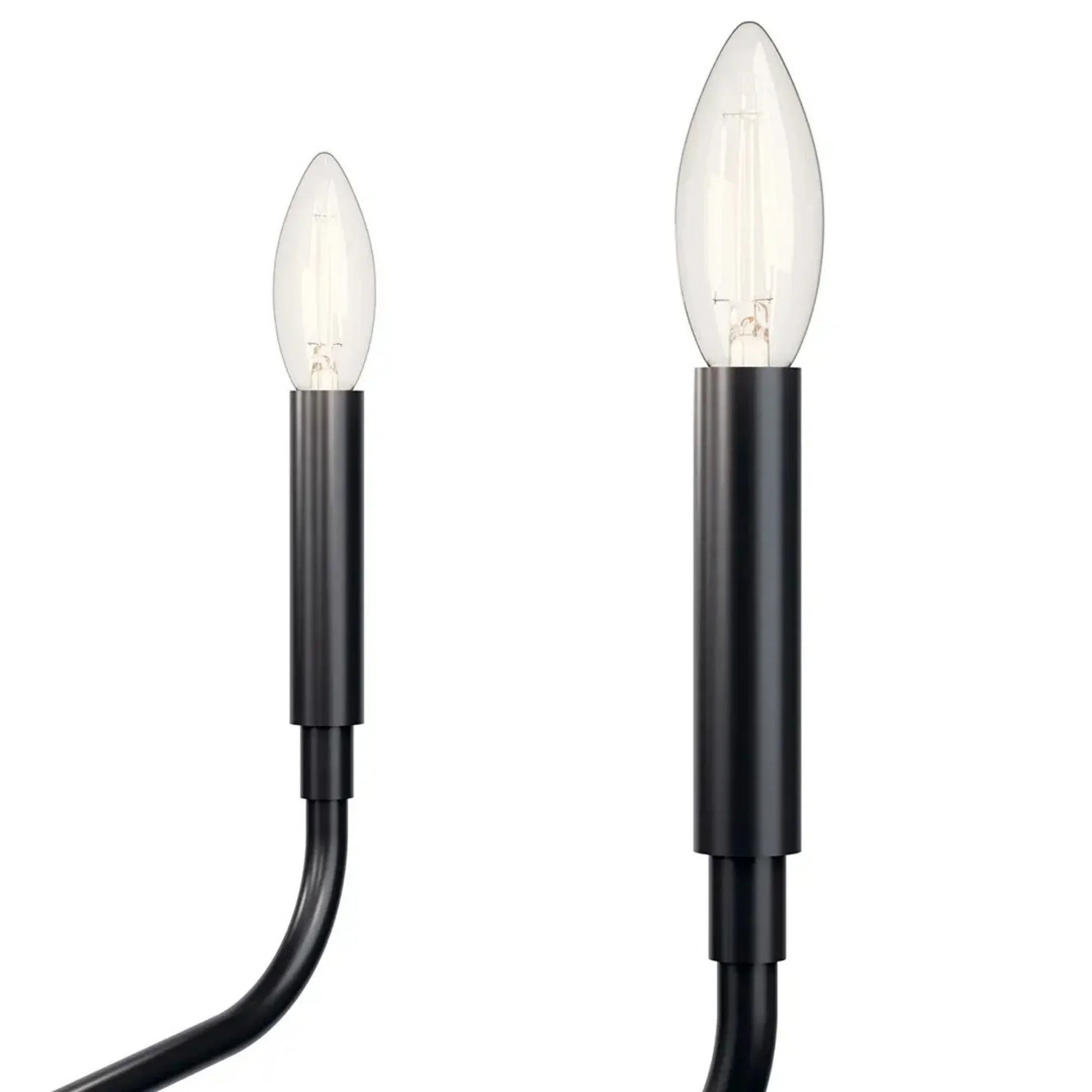 Kichler Lighting - Madden 45" 6-Light Linear Chandelier, Black Finish | Bees Lighting