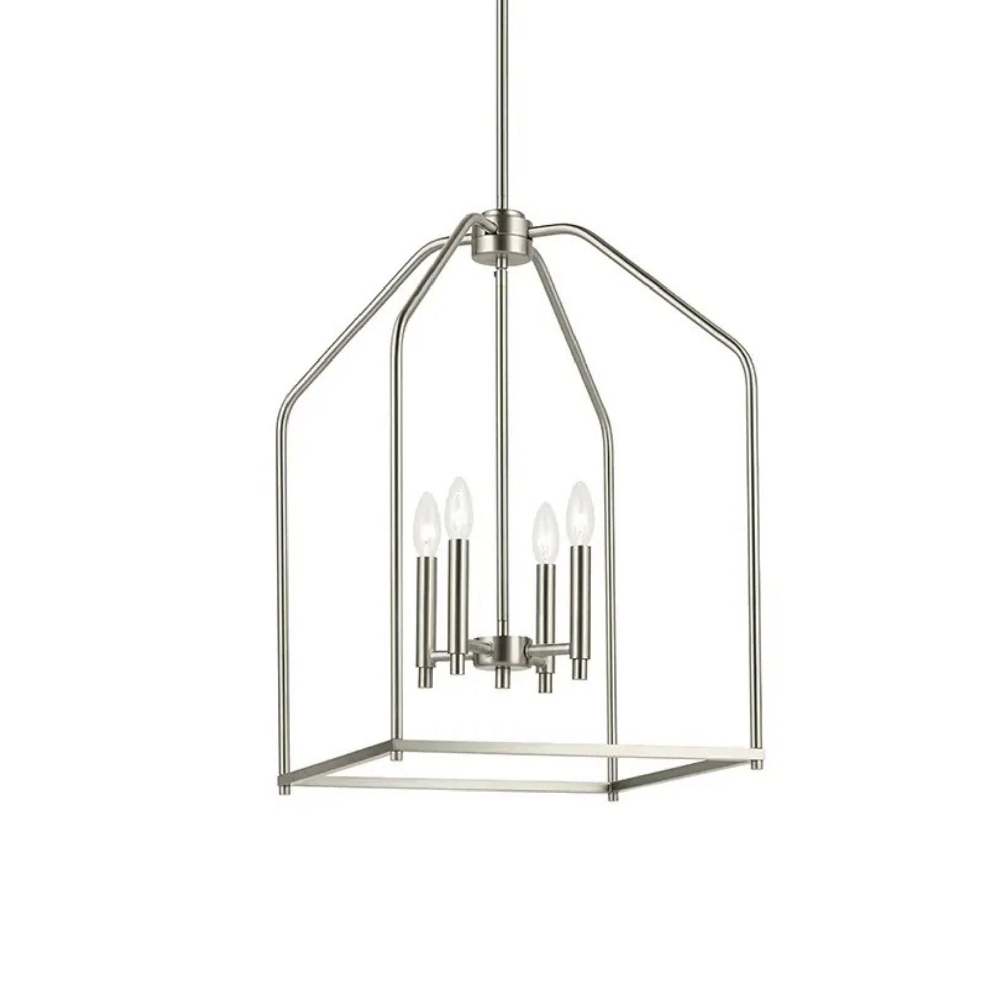 Madden 25" 4-Light Foyer Pendant, Brushed Nickel Finish