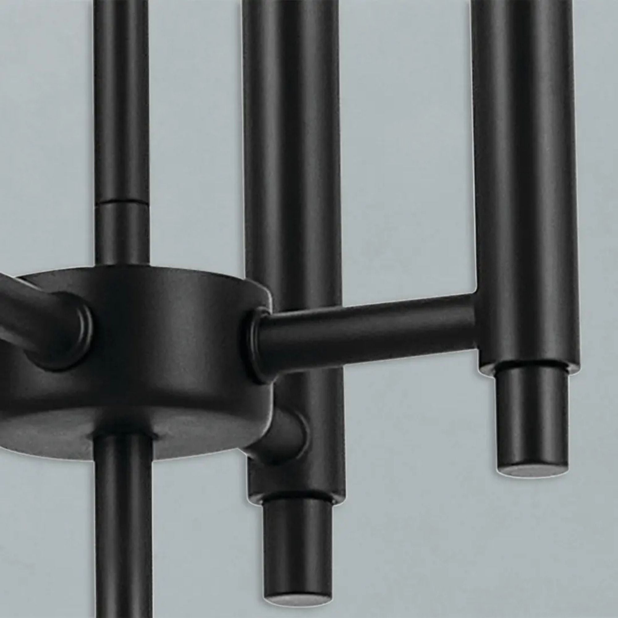 Kichler Lighting - Madden 36" 8-Light Foyer Pendant, Black Finish | Bees Lighting