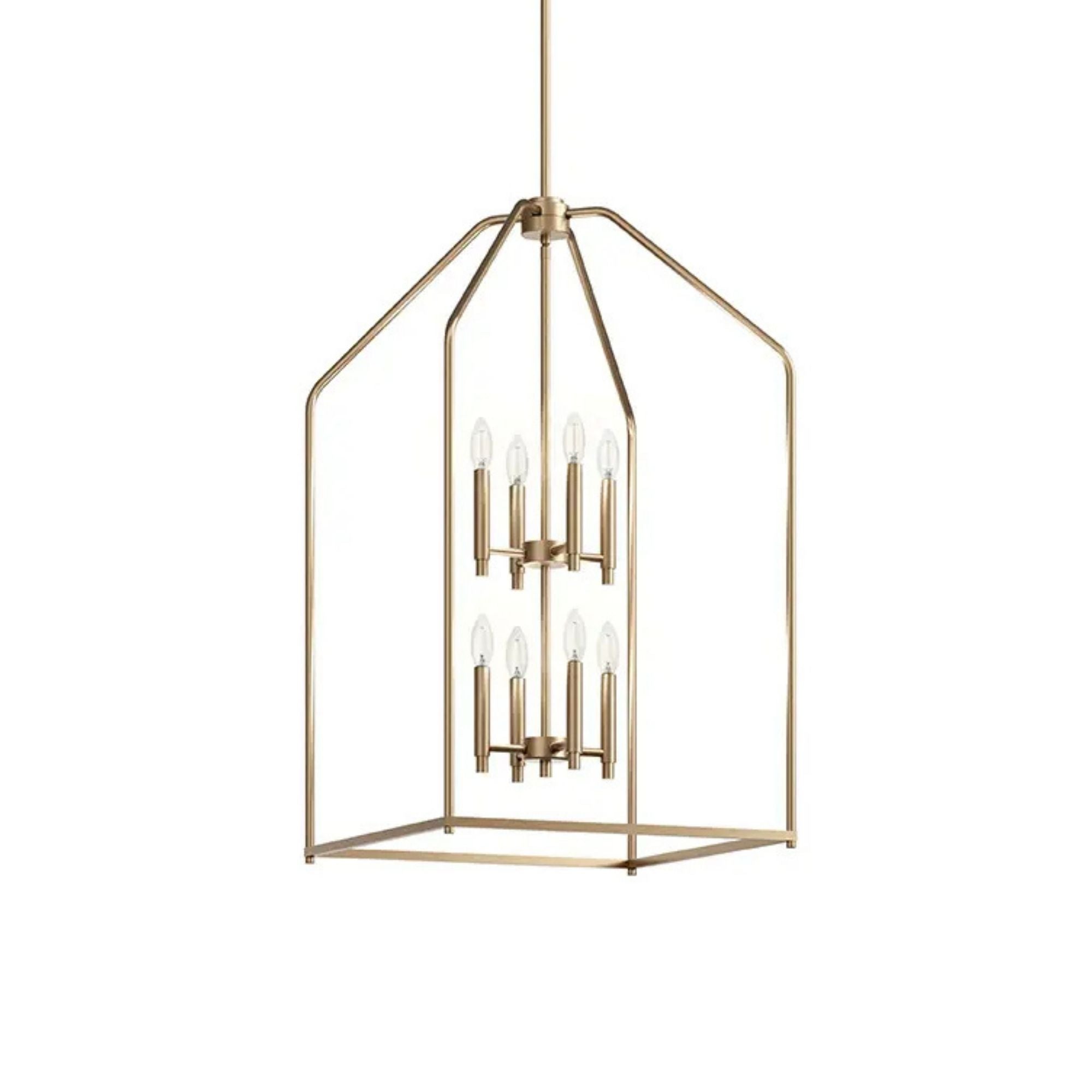 Madden 36" 8-Light Foyer Pendant, Champagne Bronze Finish