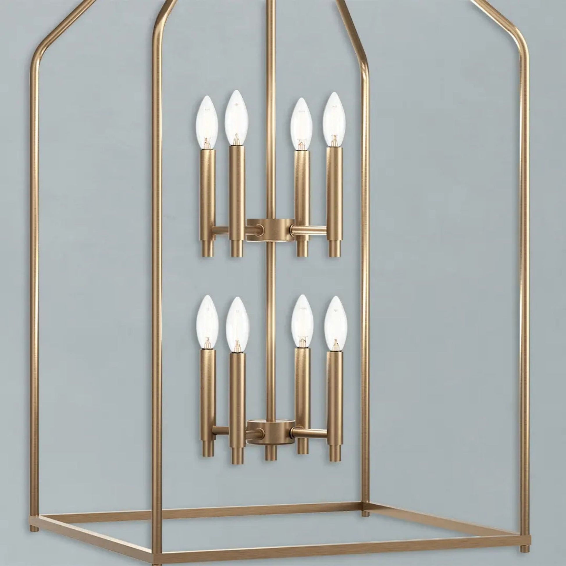 Kichler Lighting - Madden 36" 8-Light Foyer Pendant, Champagne Bronze Finish | Bees Lighting