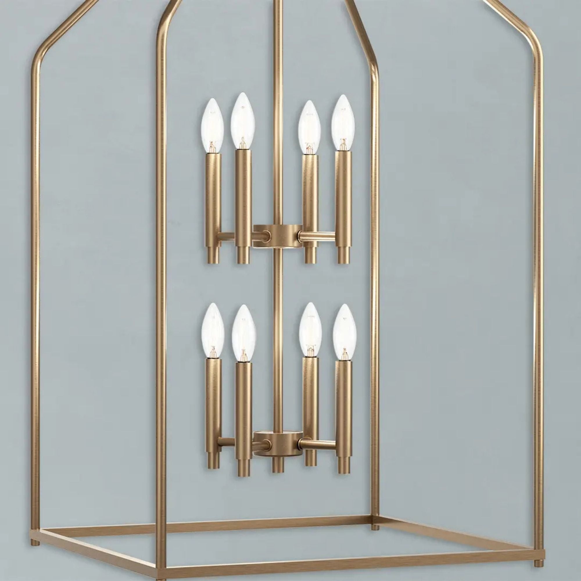 Kichler Lighting - Madden 36" 8-Light Foyer Pendant, Champagne Bronze Finish | Bees Lighting