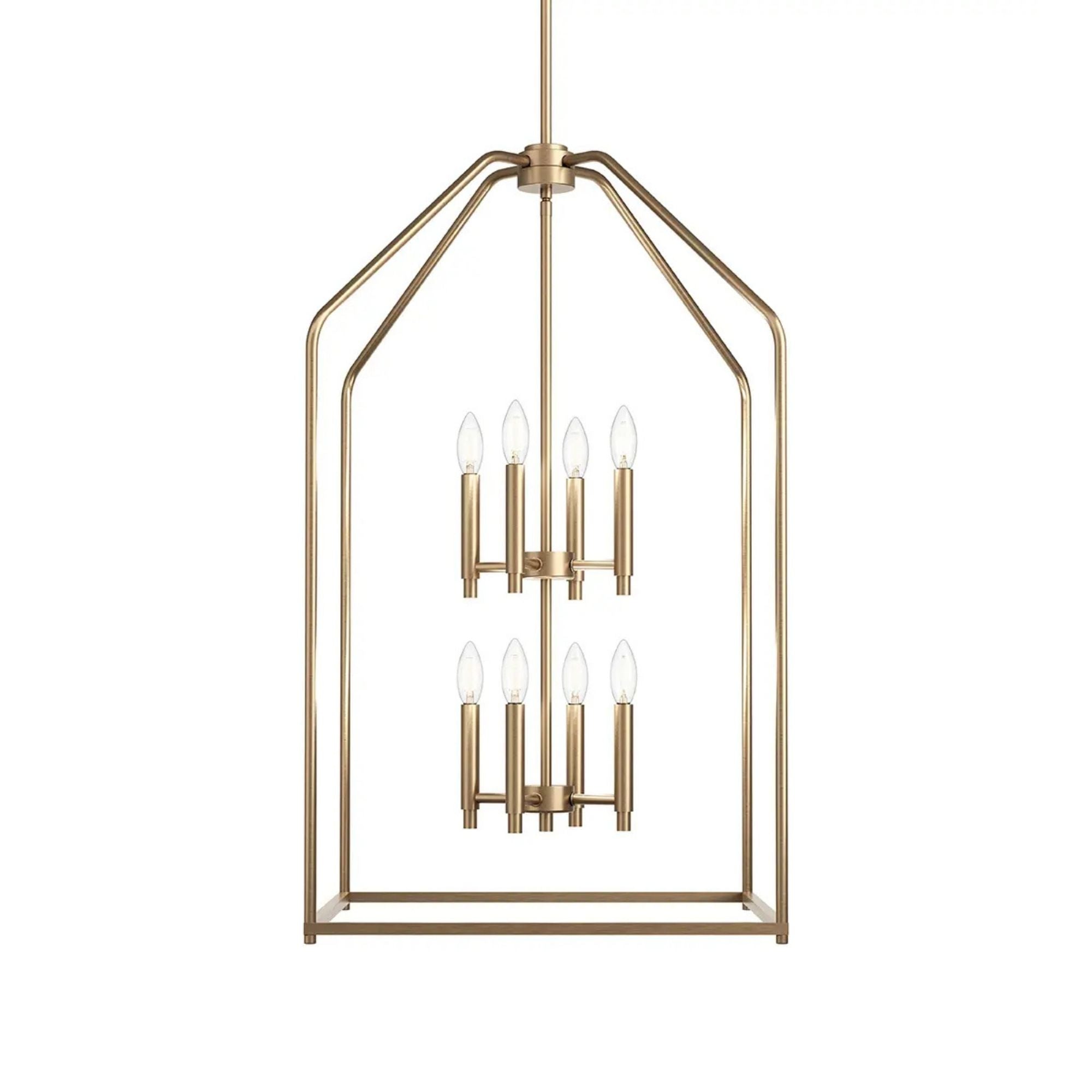Kichler Lighting - Madden 36" 8-Light Foyer Pendant, Champagne Bronze Finish | Bees Lighting