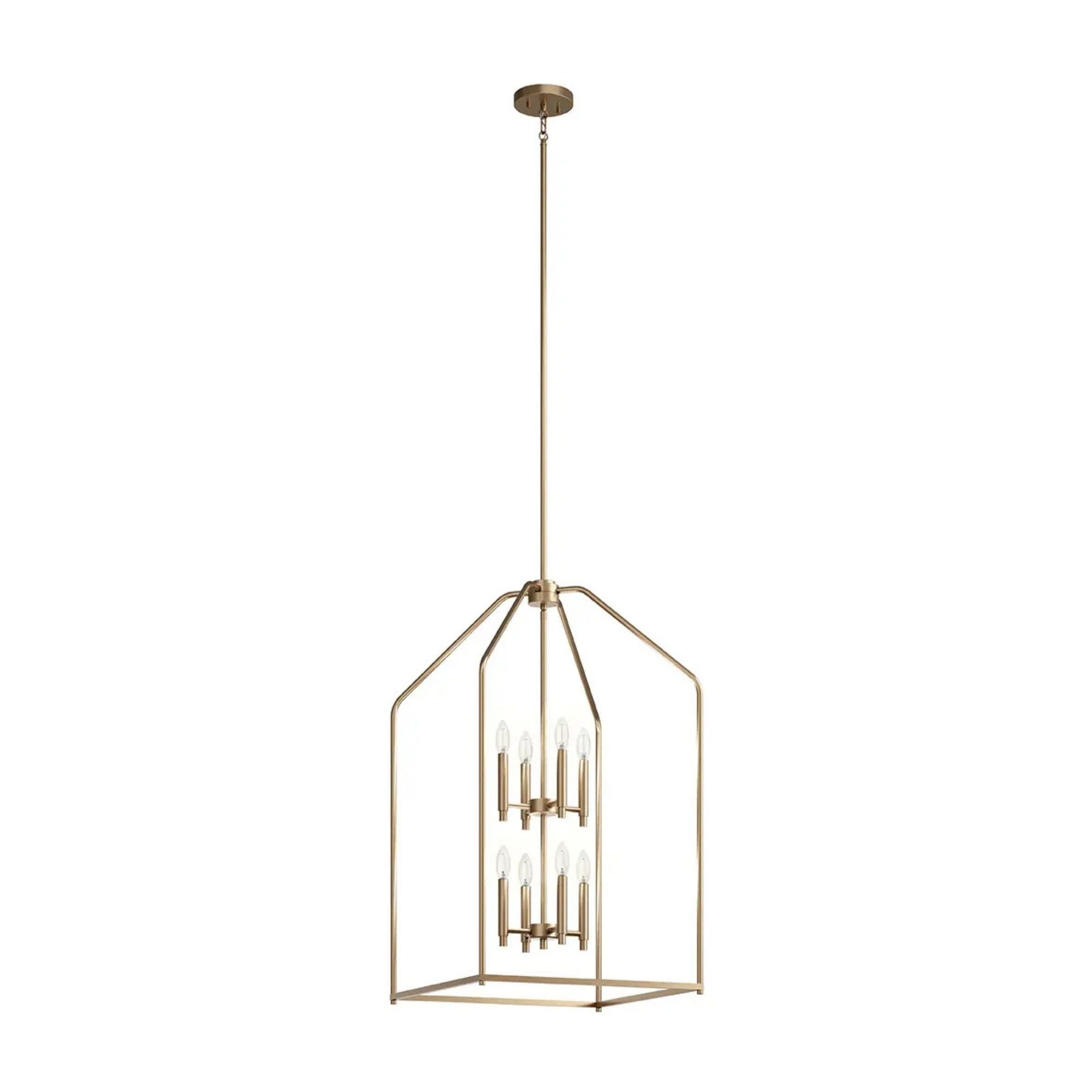 Kichler Lighting - Madden 36" 8-Light Foyer Pendant, Champagne Bronze Finish | Bees Lighting