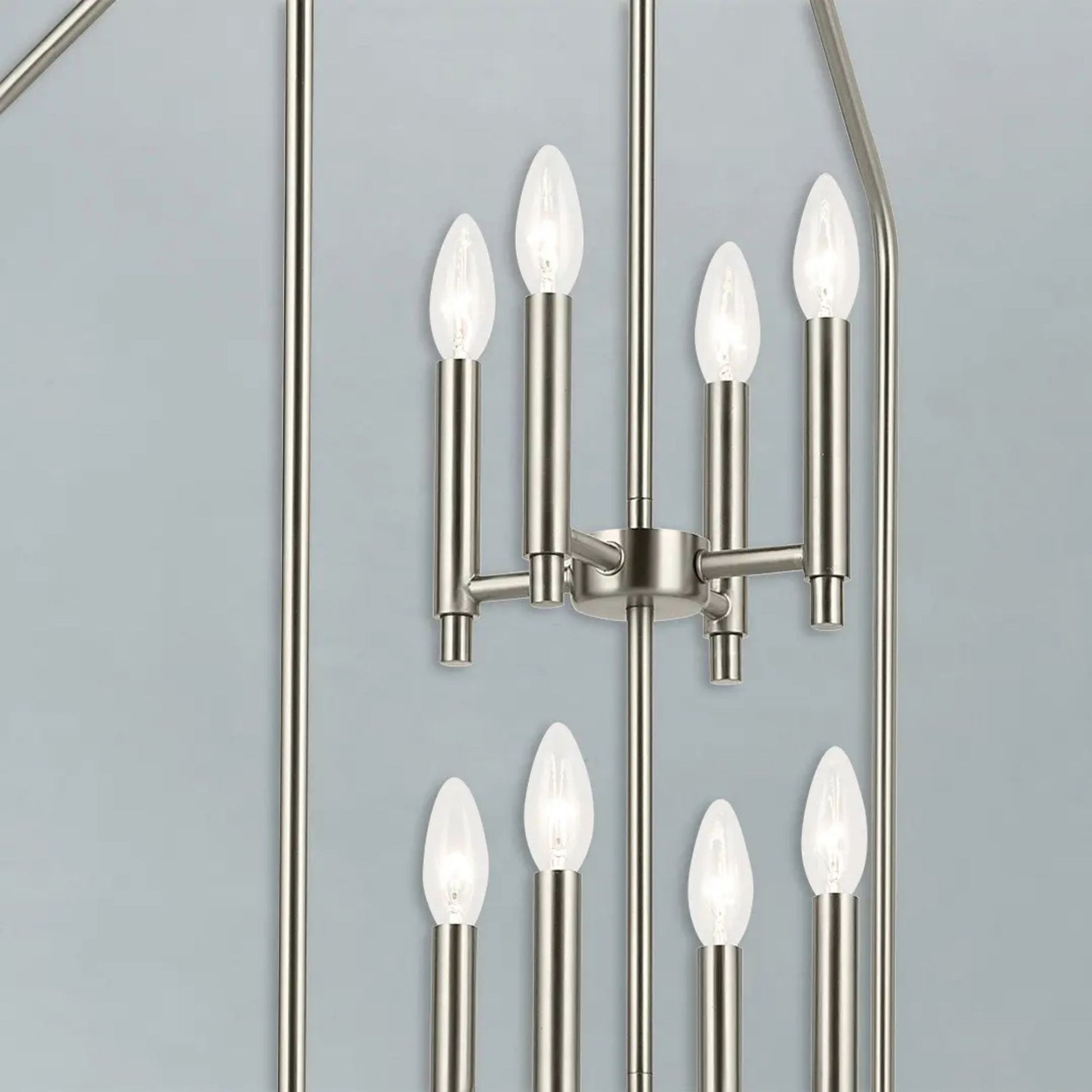 Kichler Lighting - Madden 36" 8-Light Foyer Pendant, Brushed Nickel Finish | Bees Lighting