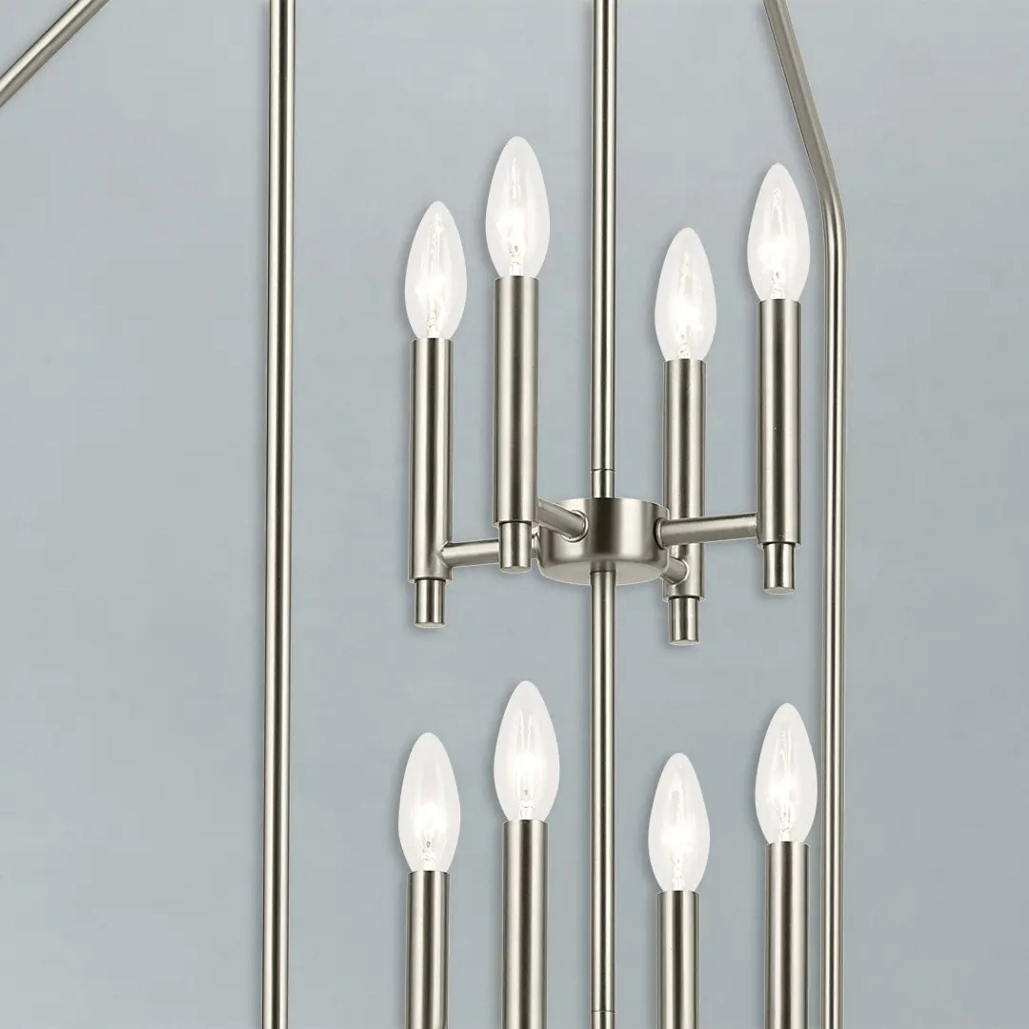 Kichler Lighting - Madden 36" 8-Light Foyer Pendant, Brushed Nickel Finish | Bees Lighting