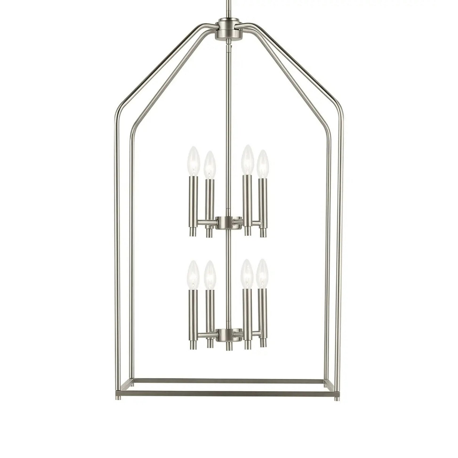 Kichler Lighting - Madden 36" 8-Light Foyer Pendant, Brushed Nickel Finish | Bees Lighting