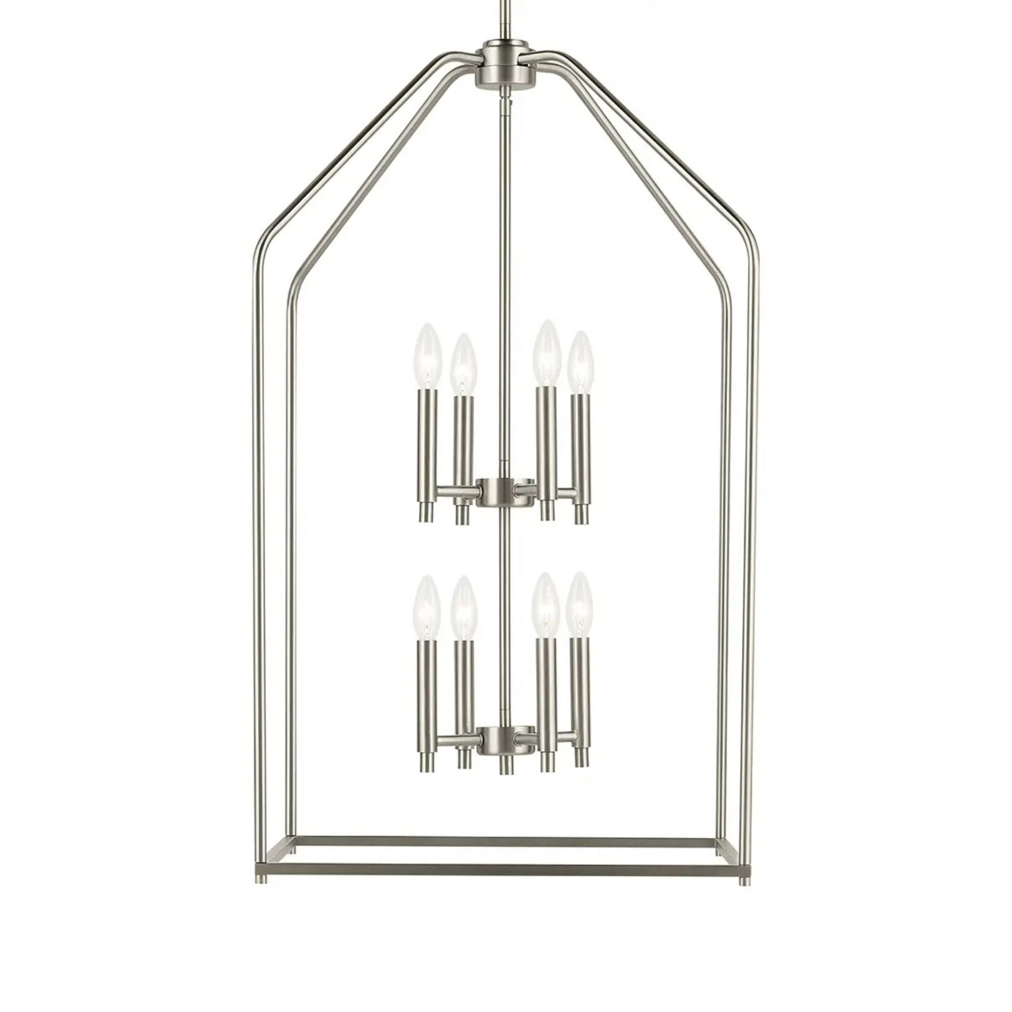 Kichler Lighting - Madden 36" 8-Light Foyer Pendant, Brushed Nickel Finish | Bees Lighting