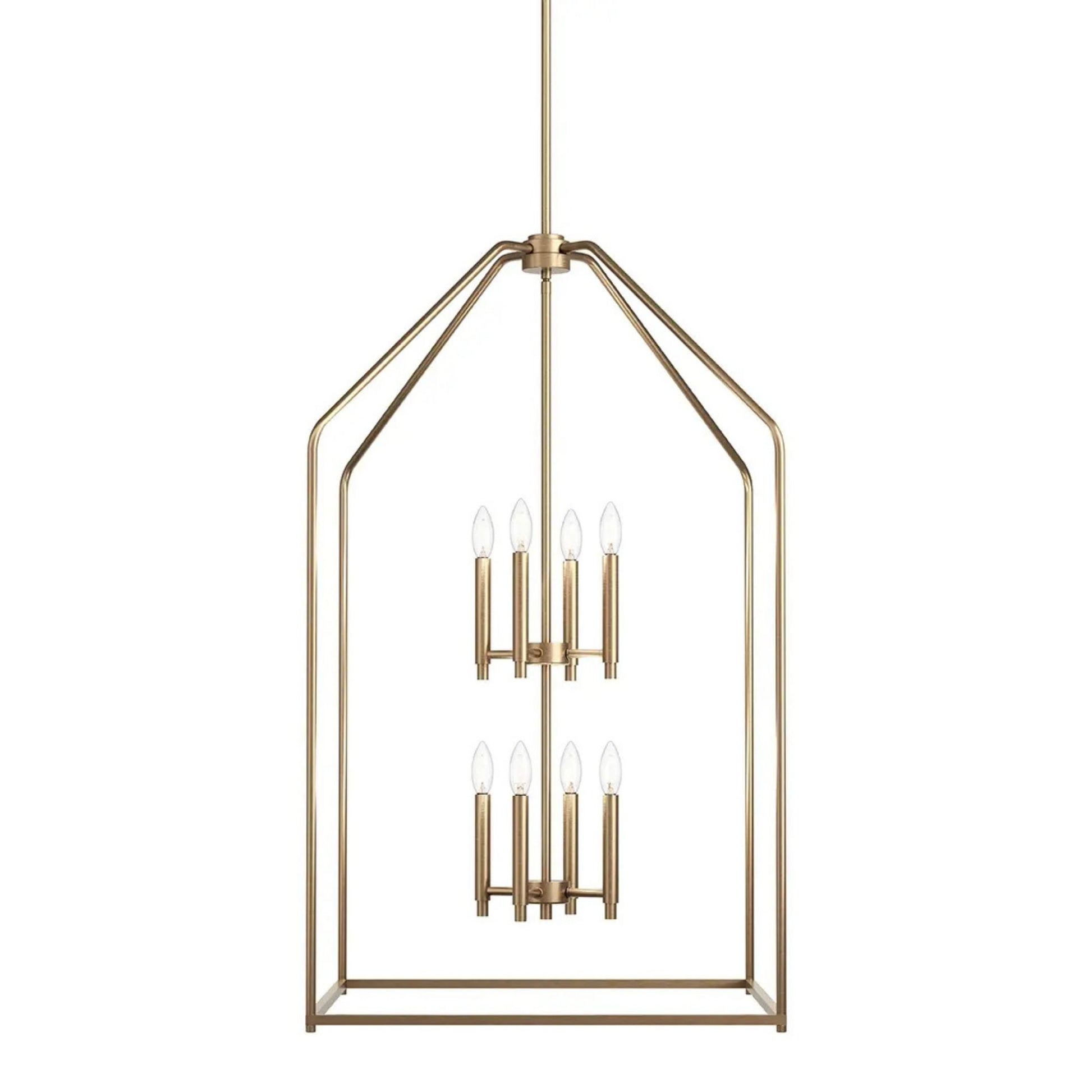 Kichler Lighting - Madden 43" 8-Light Foyer Pendant, Champagne Bronze Finish | Bees Lighting