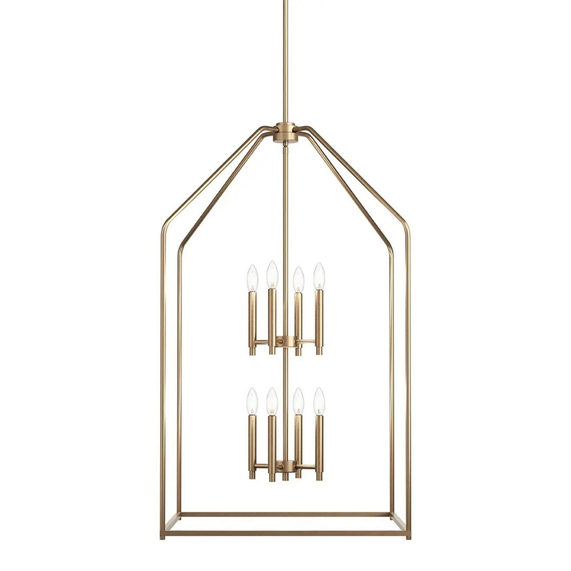 Kichler Lighting - Madden 43" 8-Light Foyer Pendant, Champagne Bronze Finish | Bees Lighting