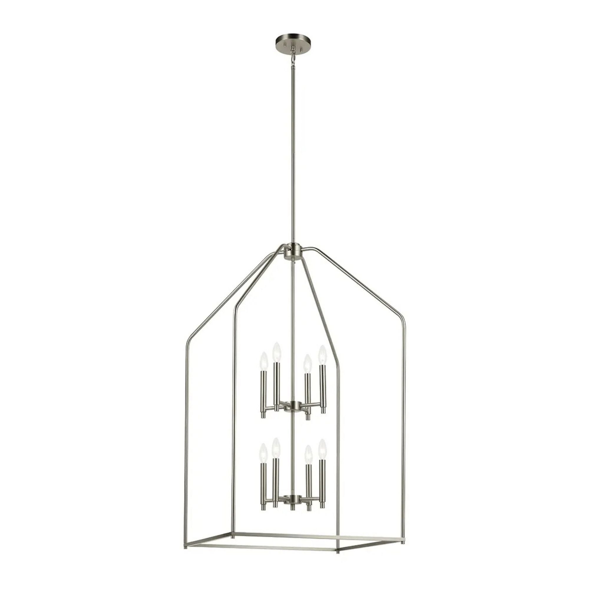 Kichler Lighting - Madden 43" 8-Light Foyer Pendant, Brushed Nickel Finish | Bees Lighting