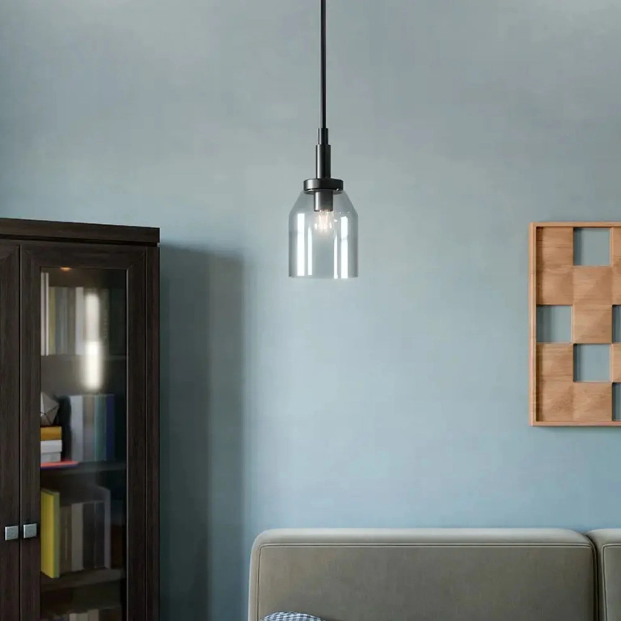 Kichler Lighting - Madden 15" Mini Pendant, Black Finish | Bees Lighting
