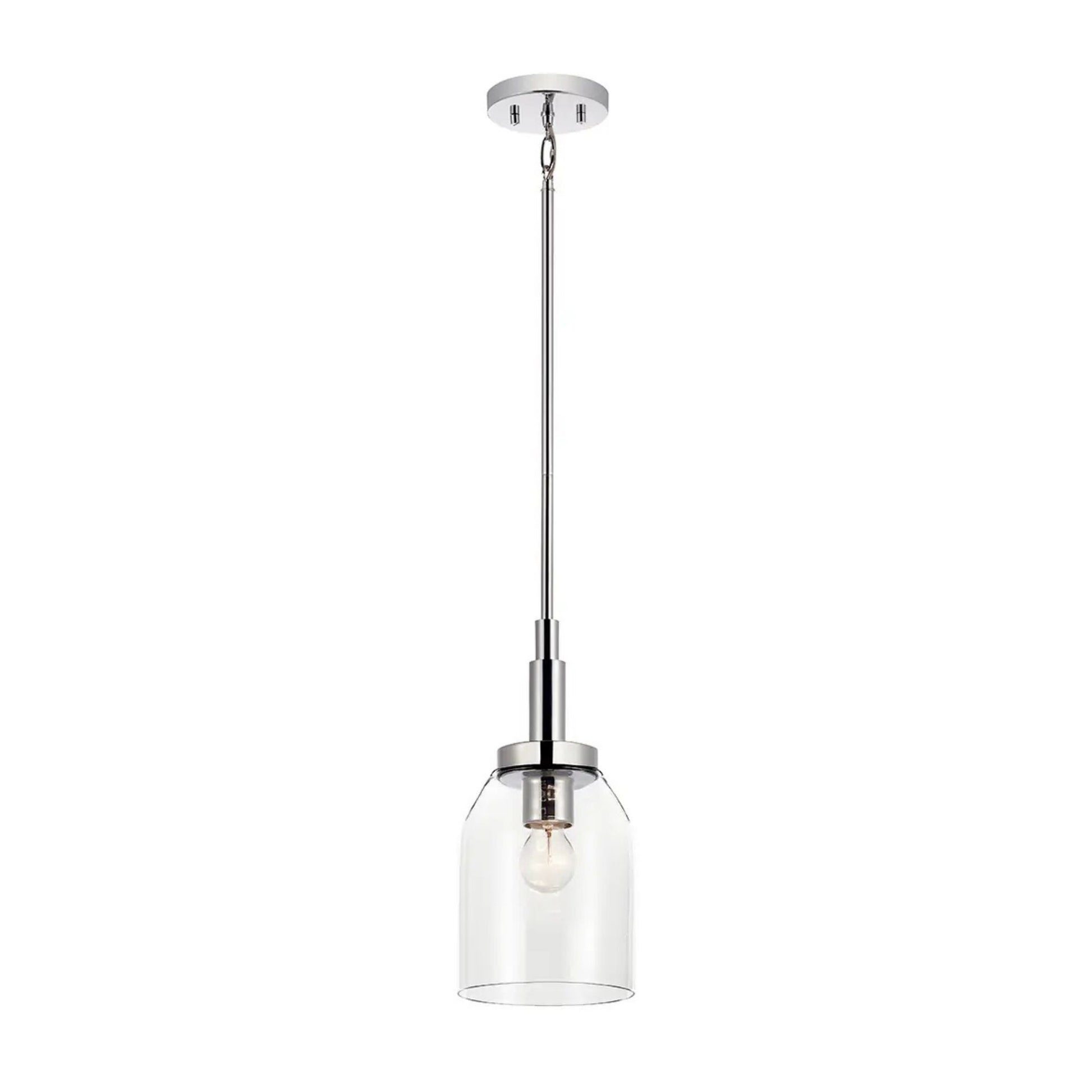 Kichler Lighting - Madden 15" Mini Pendant, Chrome Finish | Bees Lighting