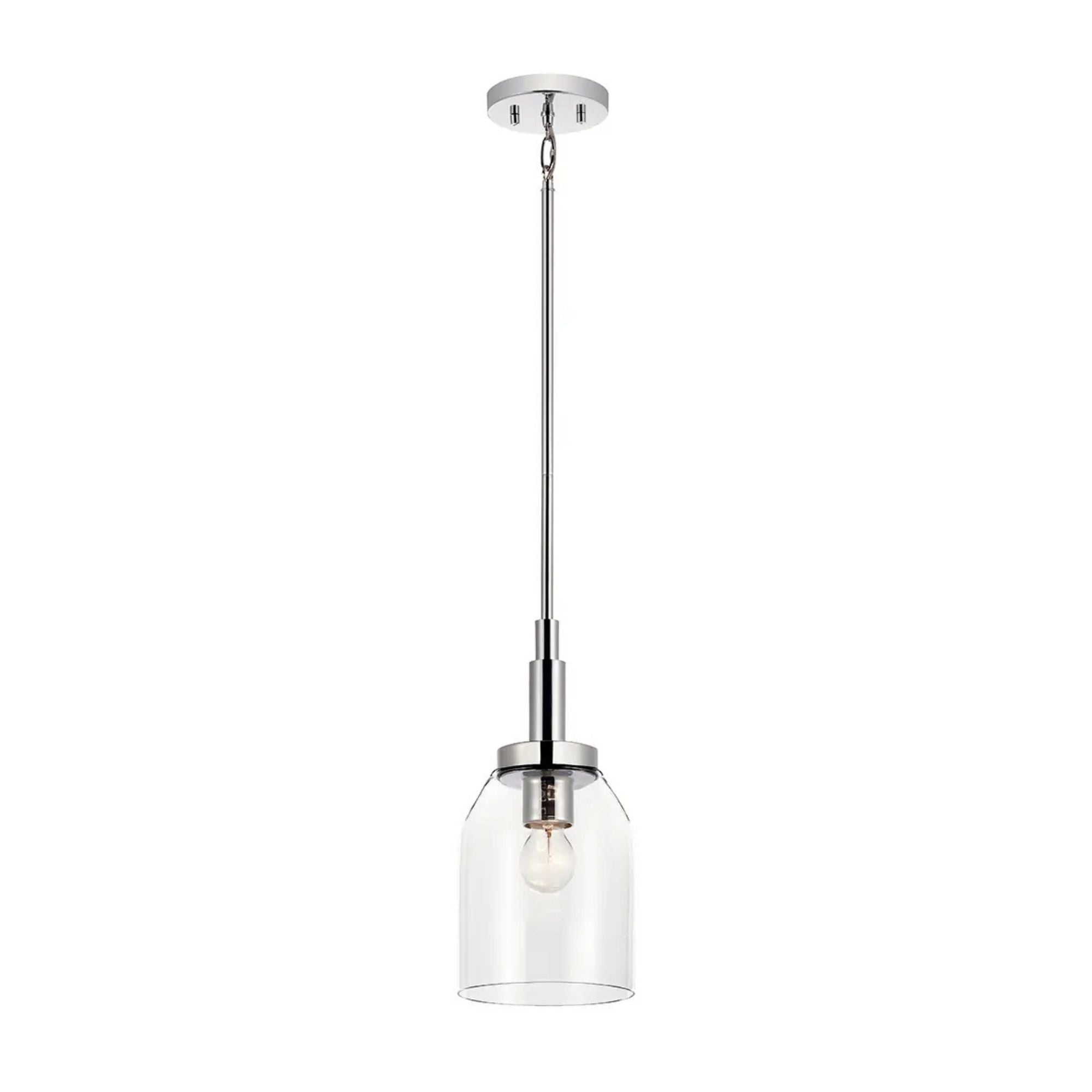 Kichler Lighting - Madden 15" Mini Pendant, Chrome Finish | Bees Lighting