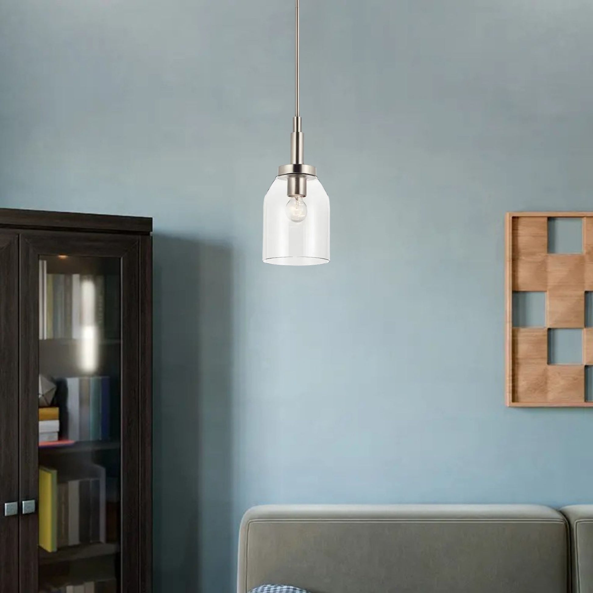 Kichler Lighting - Madden 15" Mini Pendant, Brushed Nickel Finish | Bees Lighting