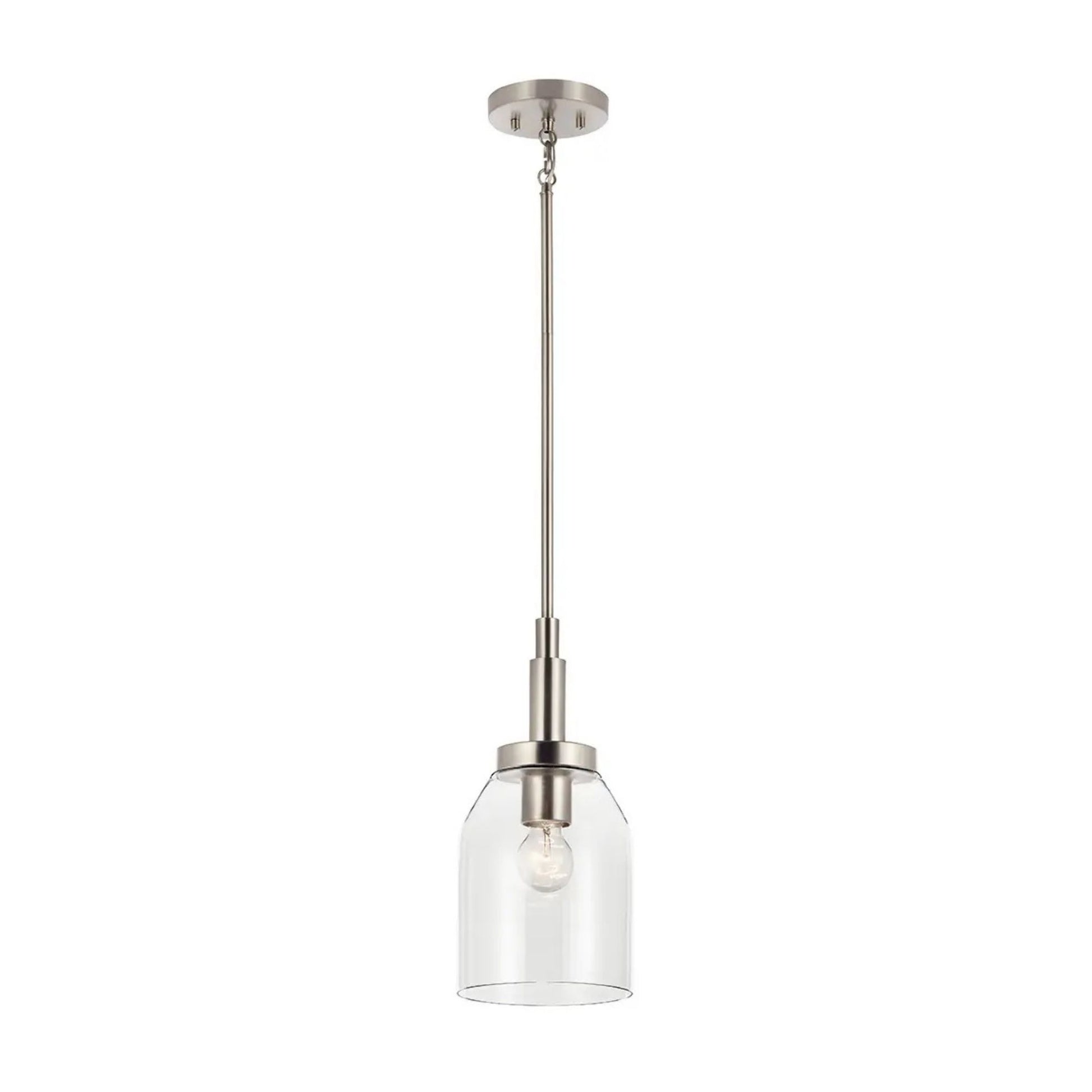 Kichler Lighting - Madden 15" Mini Pendant, Brushed Nickel Finish | Bees Lighting