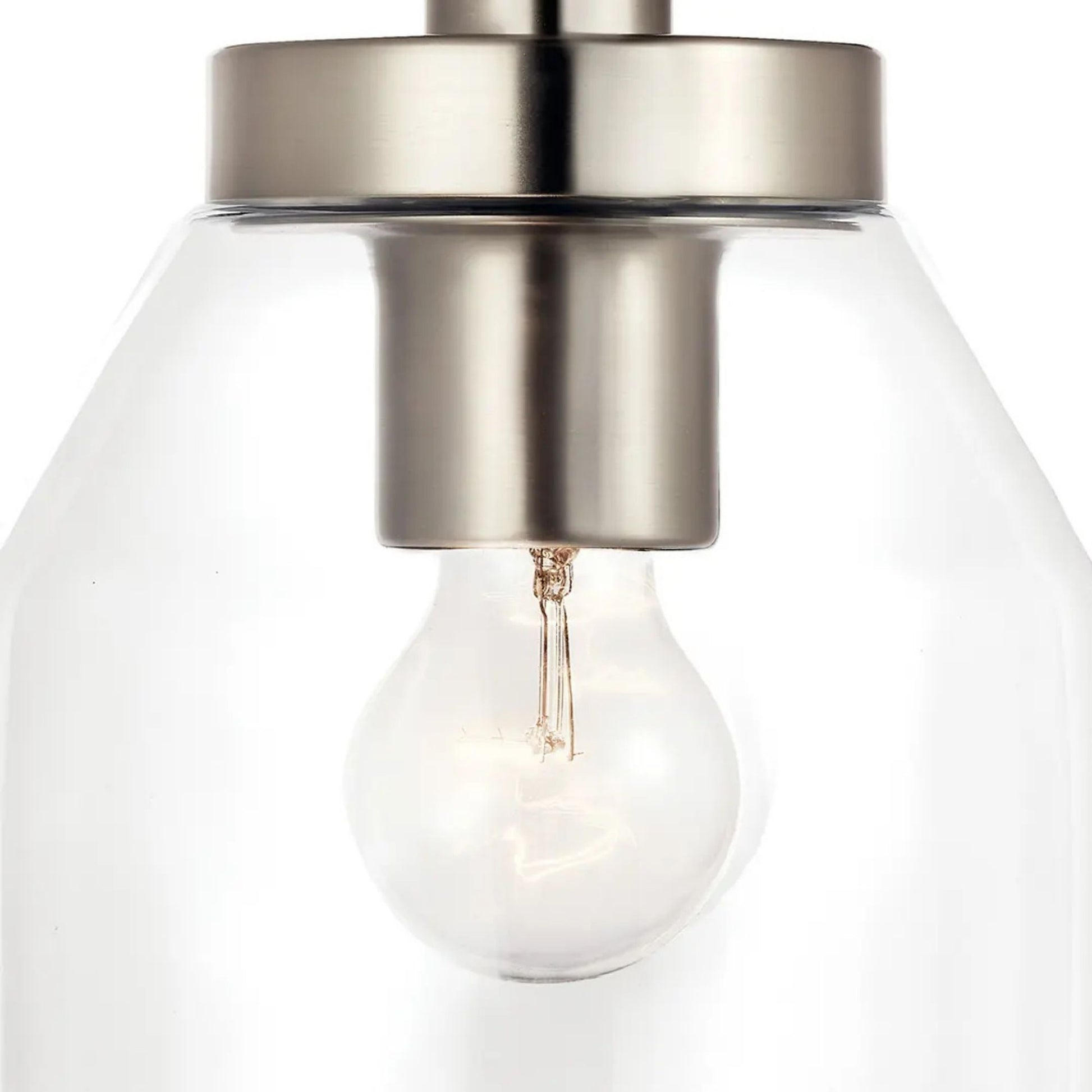 Kichler Lighting - Madden 15" Mini Pendant, Brushed Nickel Finish | Bees Lighting