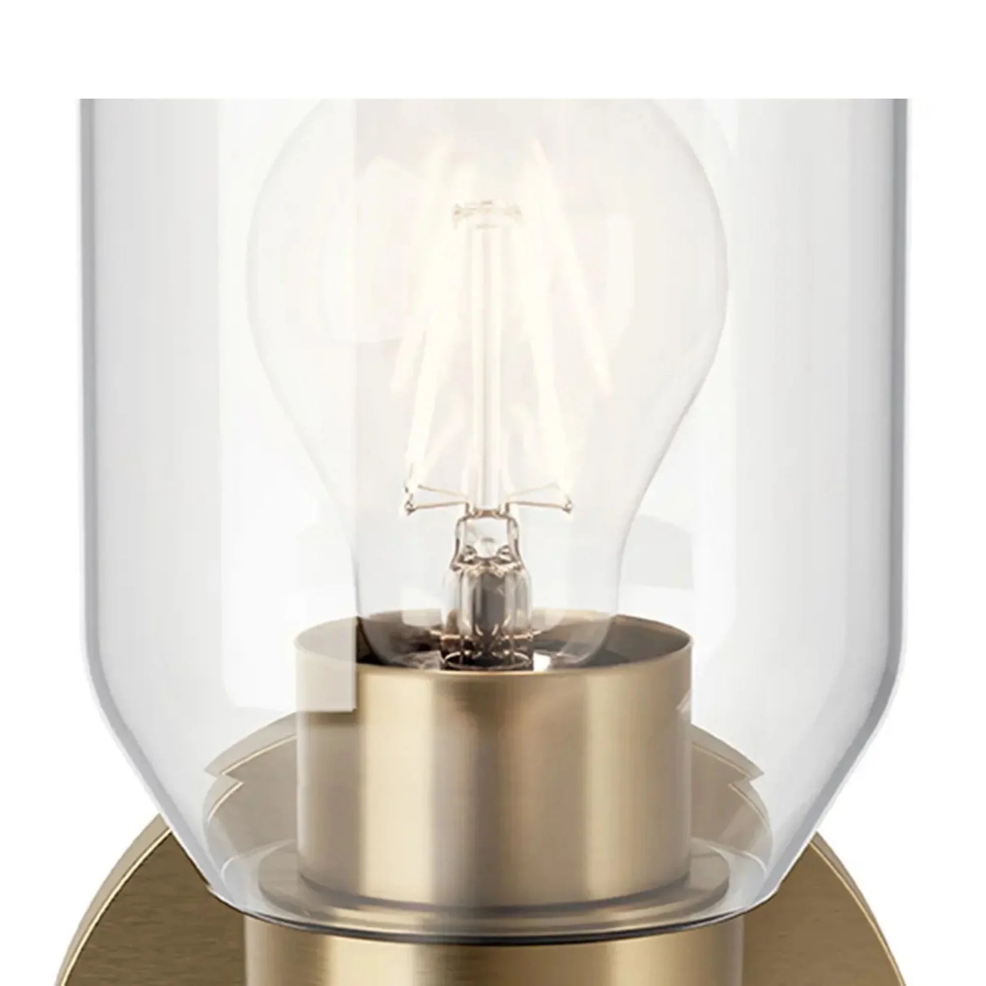 Kichler Lighting - Madden 5" Wall Sconce, Champagne Bronze Finish | Bees Lighting