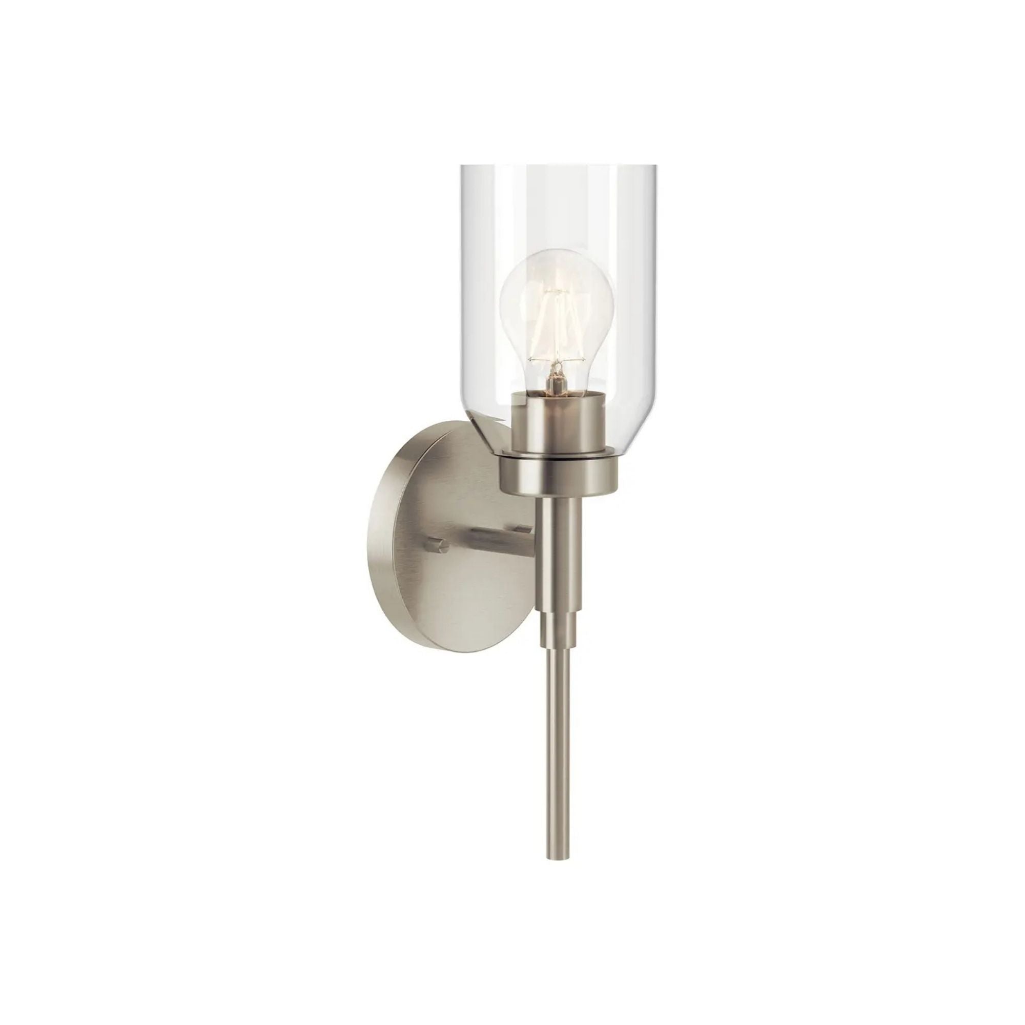 Madden 5" Wall Sconce, Brushed Nickel Finish