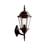 Kichler Madison 23 in. Outdoor Sconce, Tannery Bronze with Clear Beveled Glass