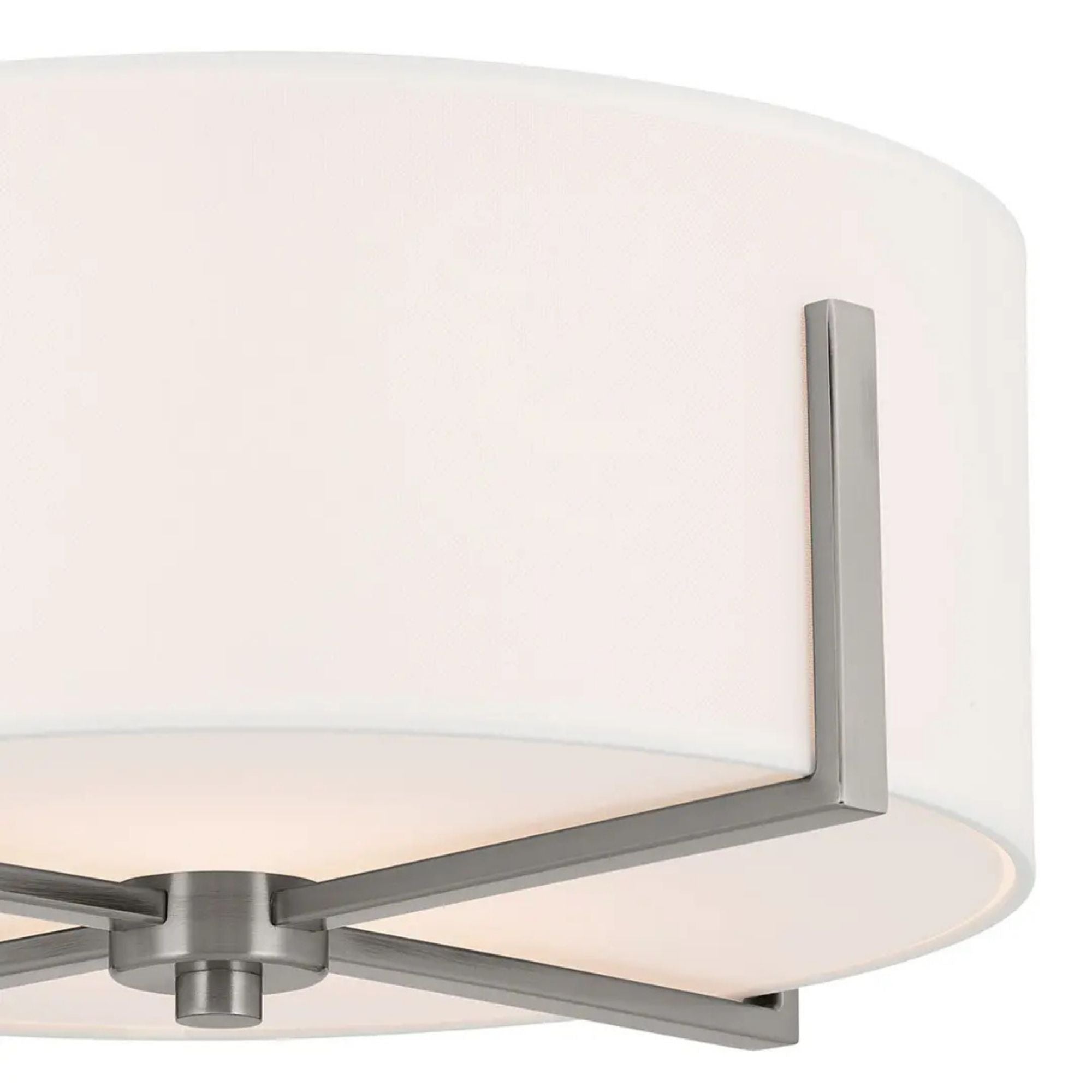 Malen 16" 2-Light Flush Mount, Classic Pewter Finish