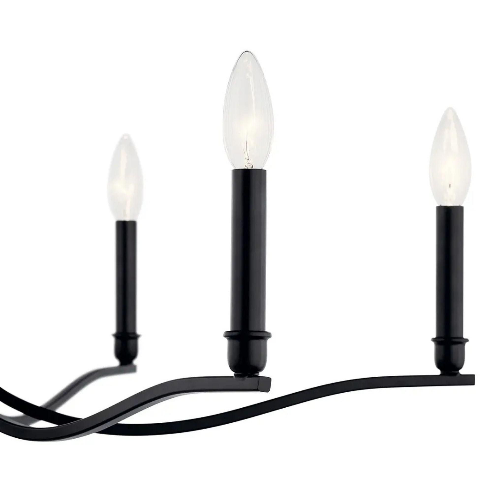 Kichler Lighting - Malene 32" 6-Light Chandelier, Black Finish | Bees Lighting