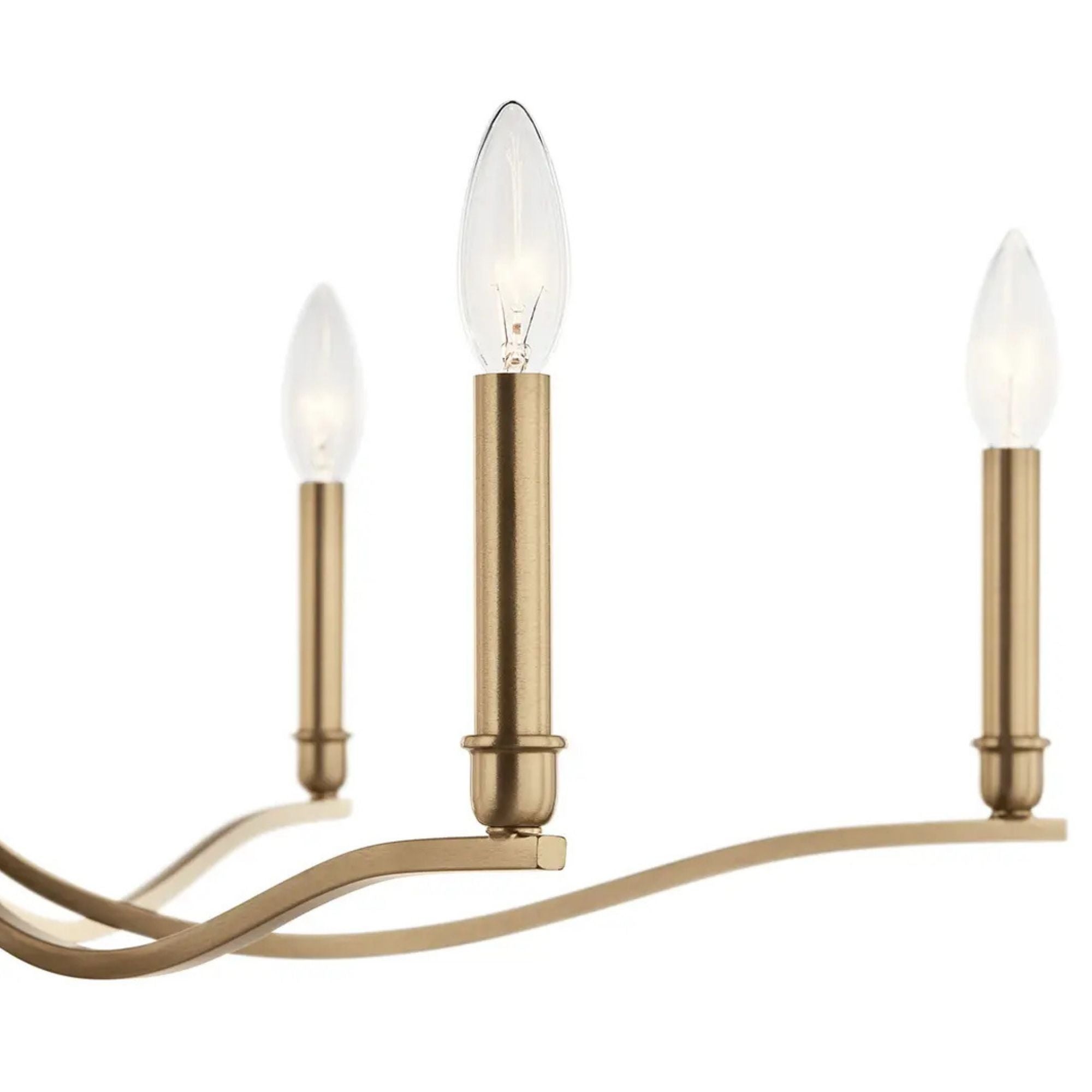 Kichler Lighting - Malene 32" 6-Light Chandelier, Champagne Bronze Finish | Bees Lighting