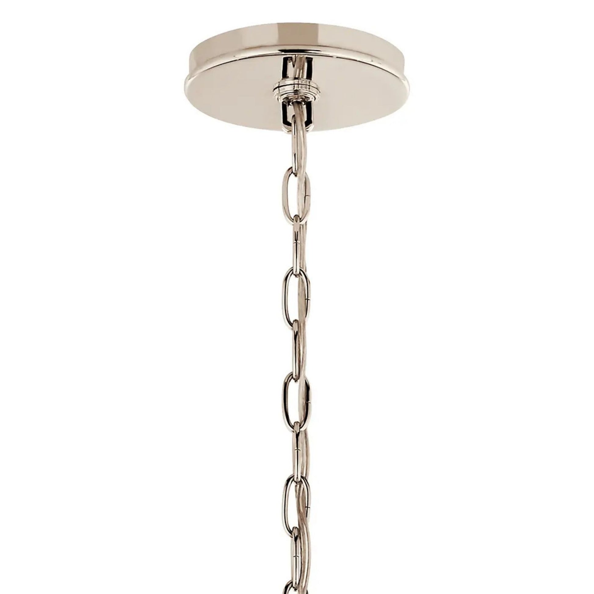 Kichler Lighting - Malene 32" 6-Light Chandelier, Polished Nickel Finish | Bees Lighting