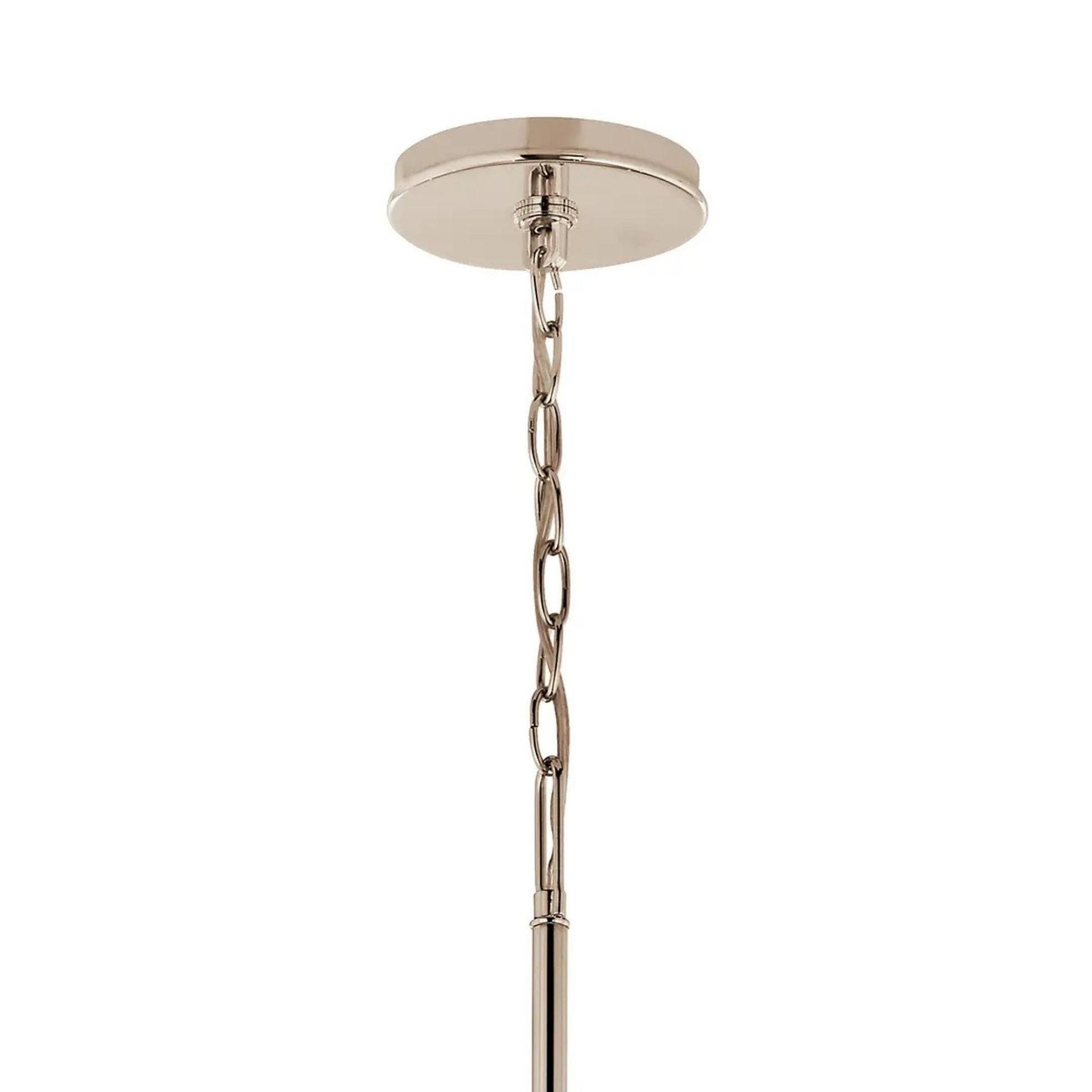 Kichler Lighting - Malene 42" 6-Light Chandelier, Polished Nickel Finish | Bees Lighting