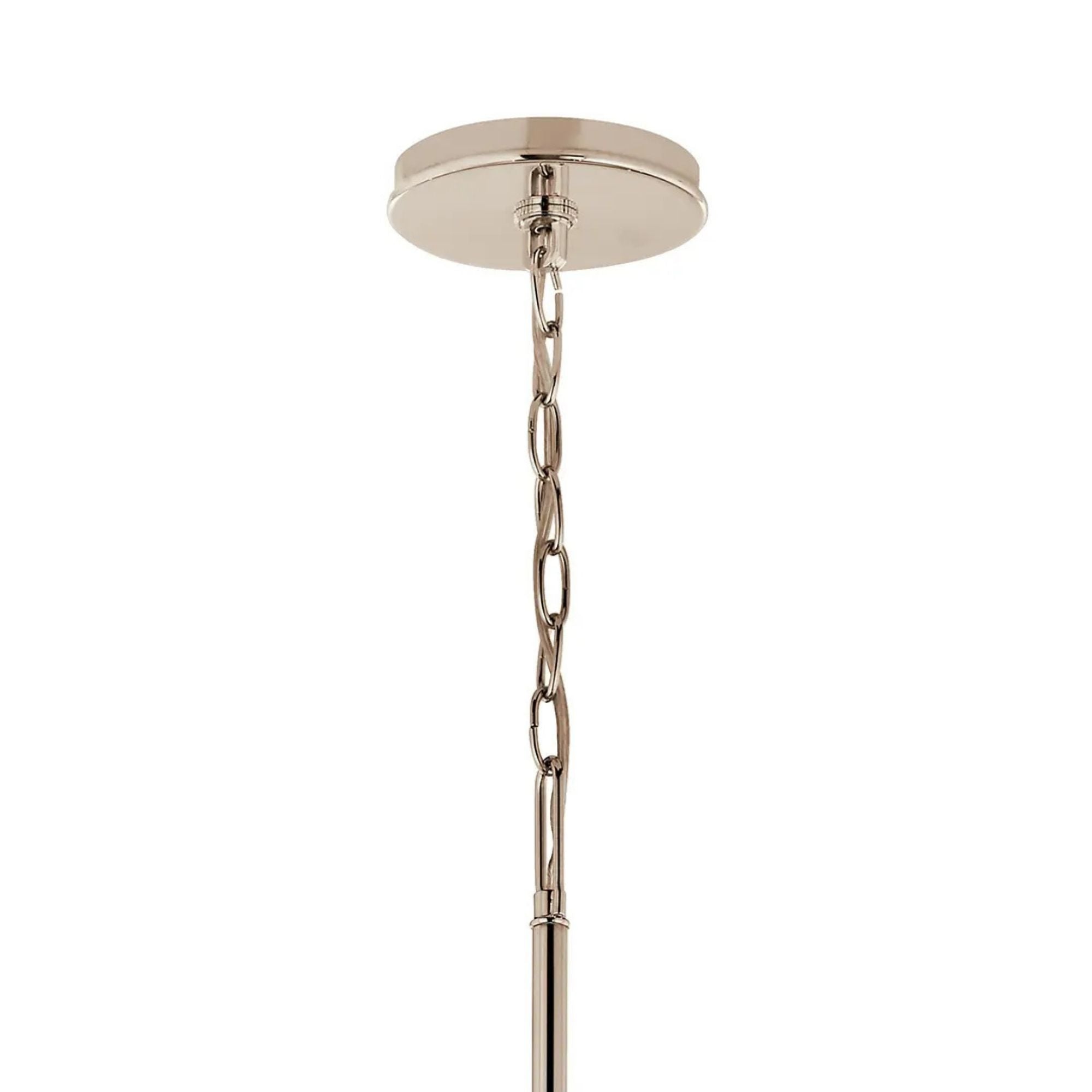 Kichler Lighting - Malene 42" 6-Light Chandelier, Polished Nickel Finish | Bees Lighting