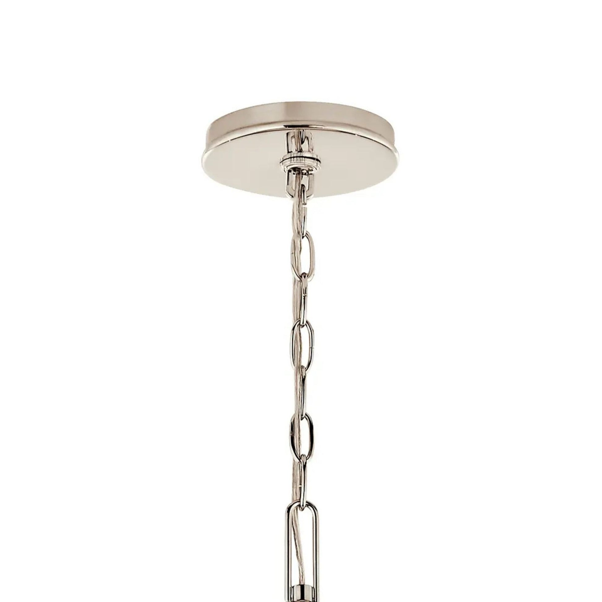 Kichler Lighting - Malene 52" 8-Light Chandelier, Polished Nickel Finish | Bees Lighting
