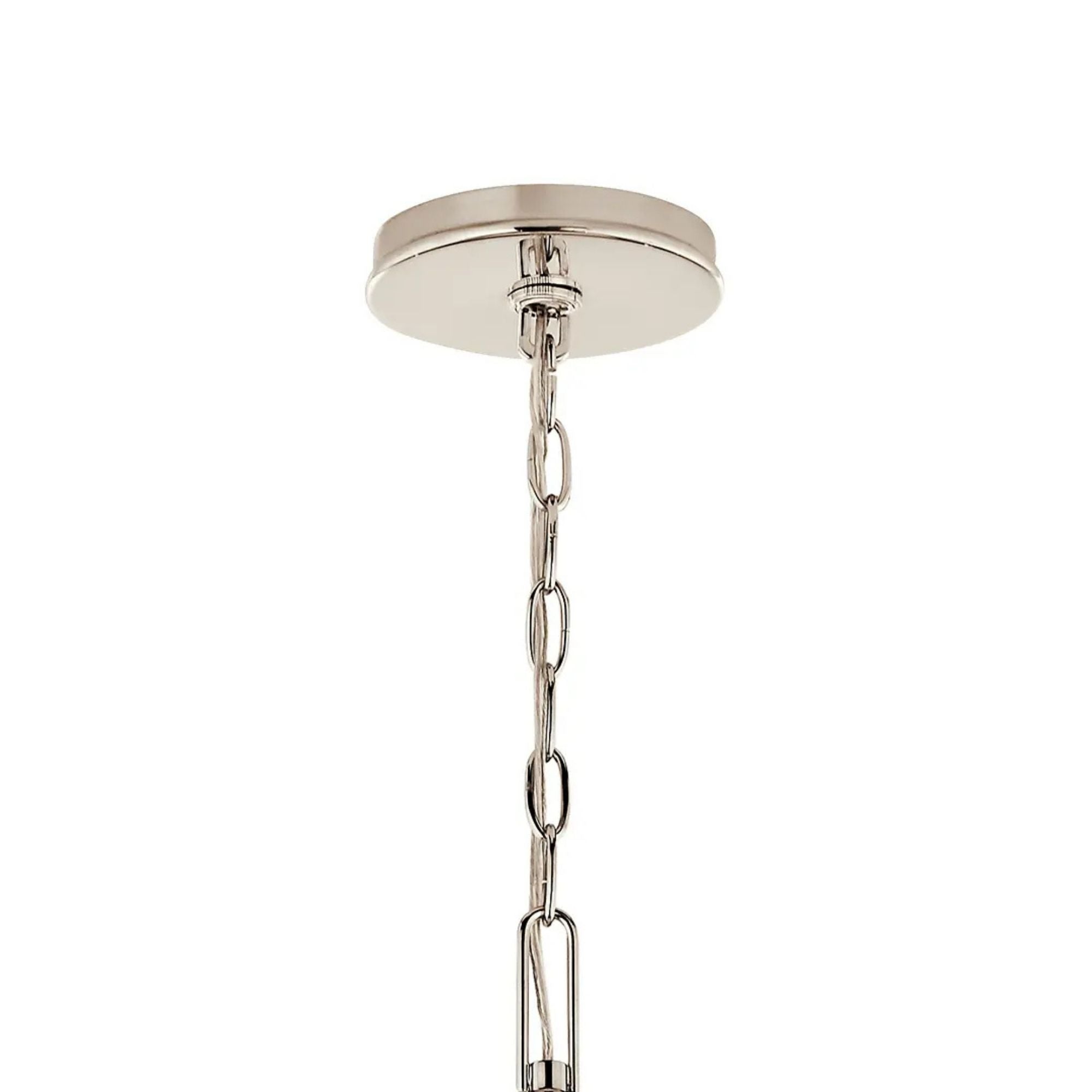Kichler Lighting - Malene 52" 8-Light Chandelier, Polished Nickel Finish | Bees Lighting