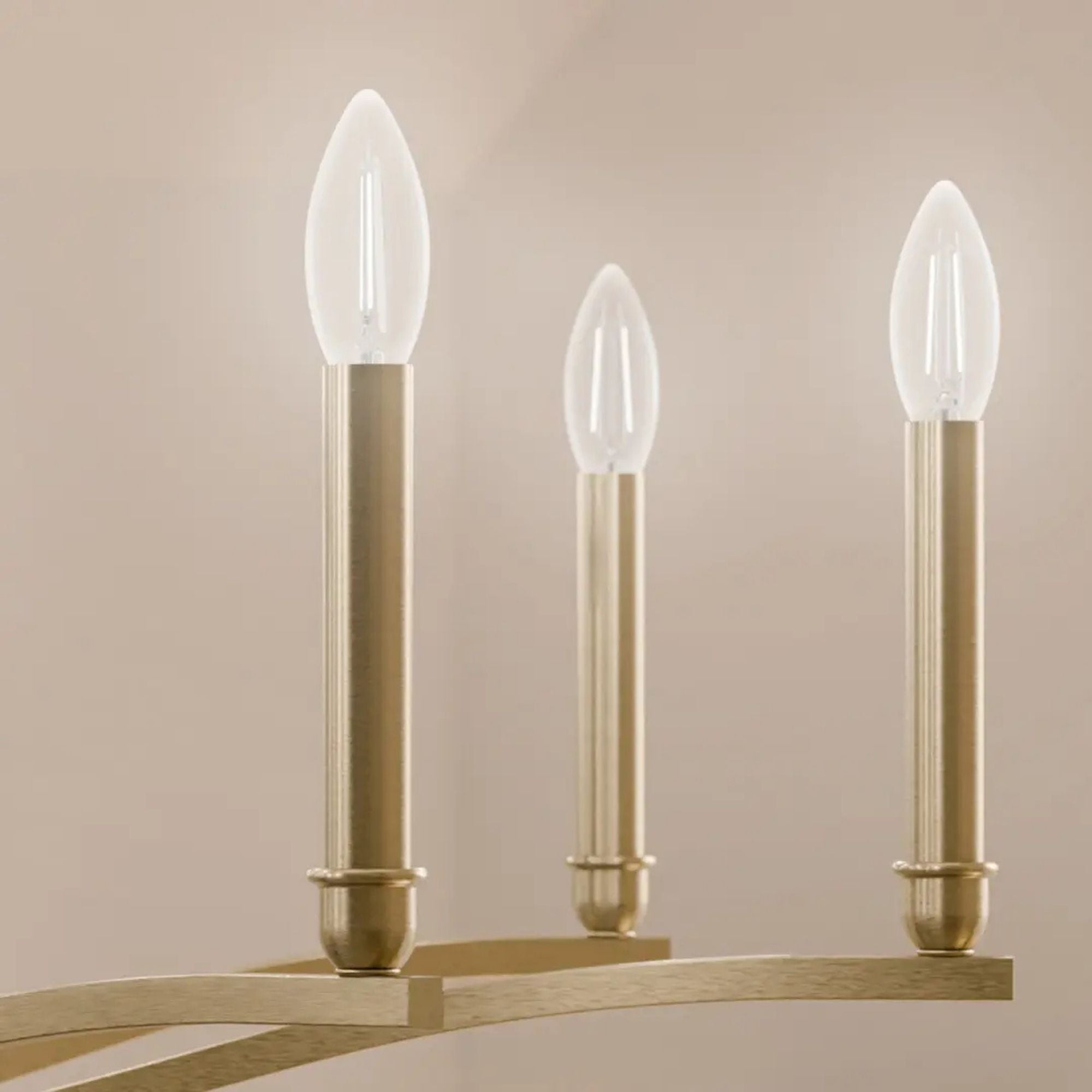 Kichler Lighting - Malene 53" 14-Light Chandelier, Champagne Bronze Finish | Bees Lighting