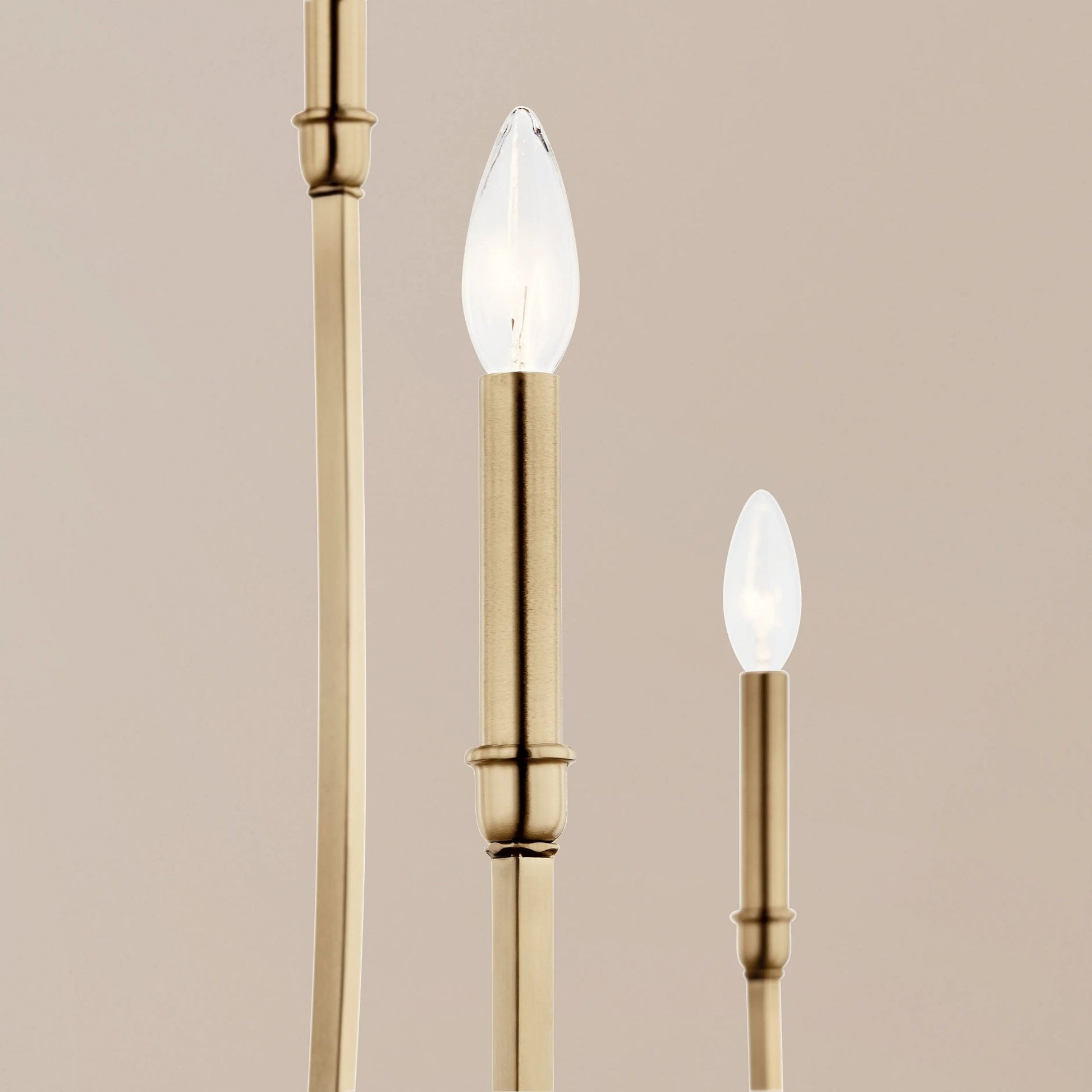 Kichler Lighting - Malene 45" 8-Light Foyer Chandelier, Champagne Bronze Finish | Bees Lighting