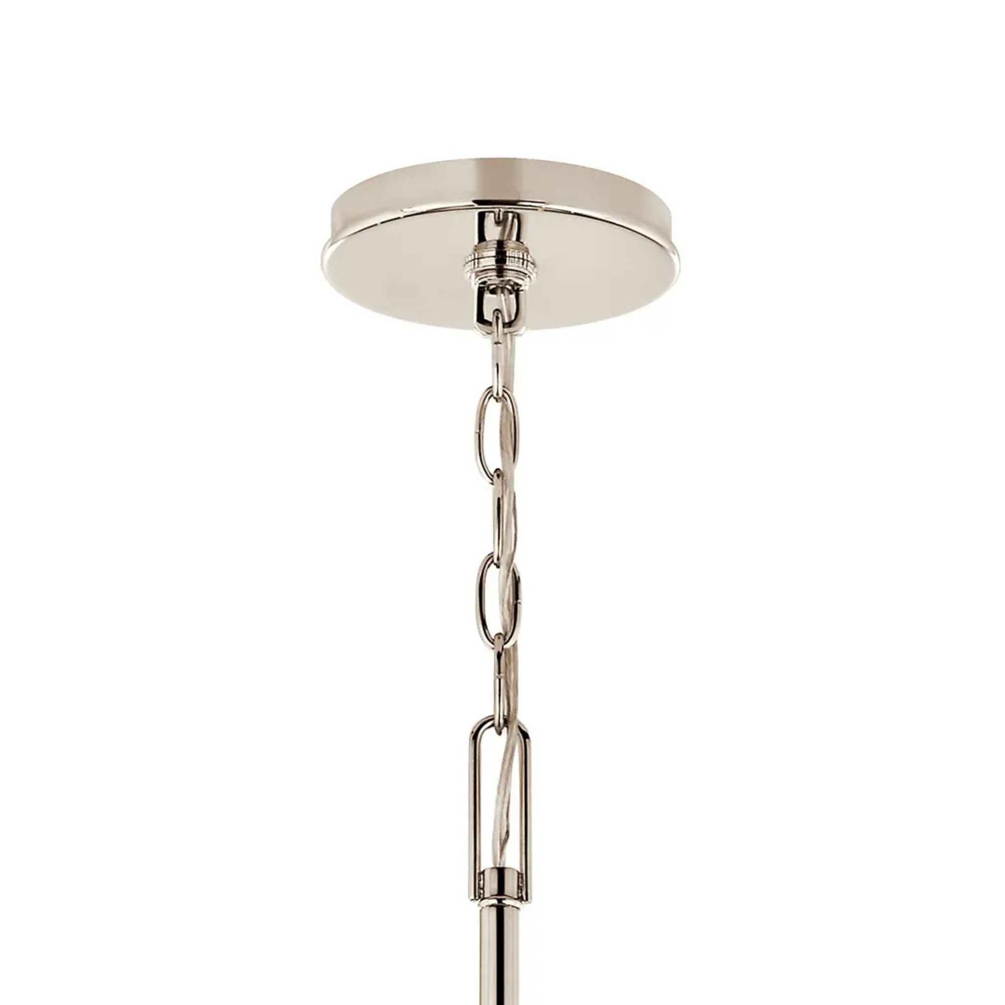 Kichler Lighting - Malene 45" 8-Light Foyer Chandelier, Polished Nickel Finish | Bees Lighting