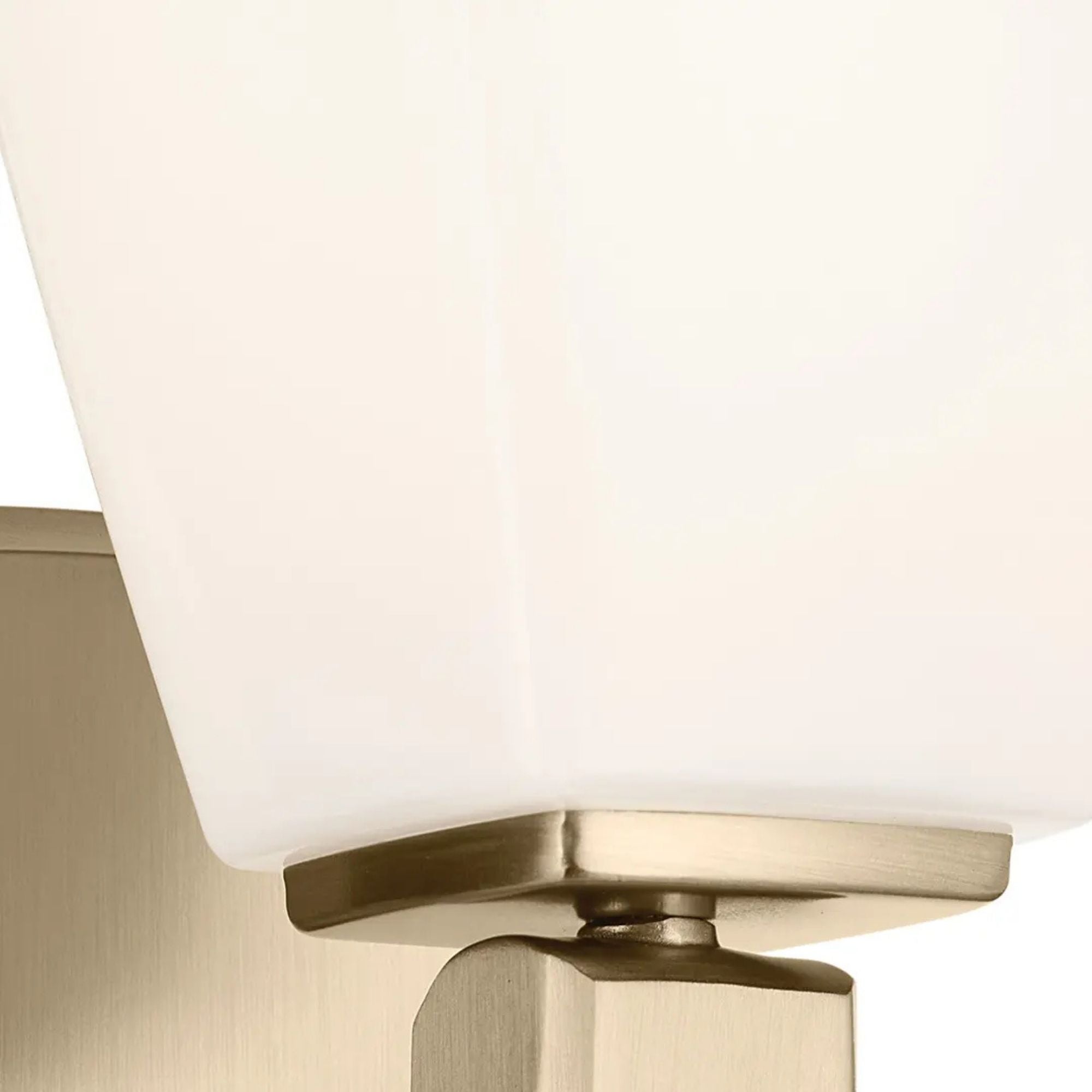 Kichler Marant 9.5 in. Wall Sconce, Champagne Bronze with Opal Glass Tapered Shade
