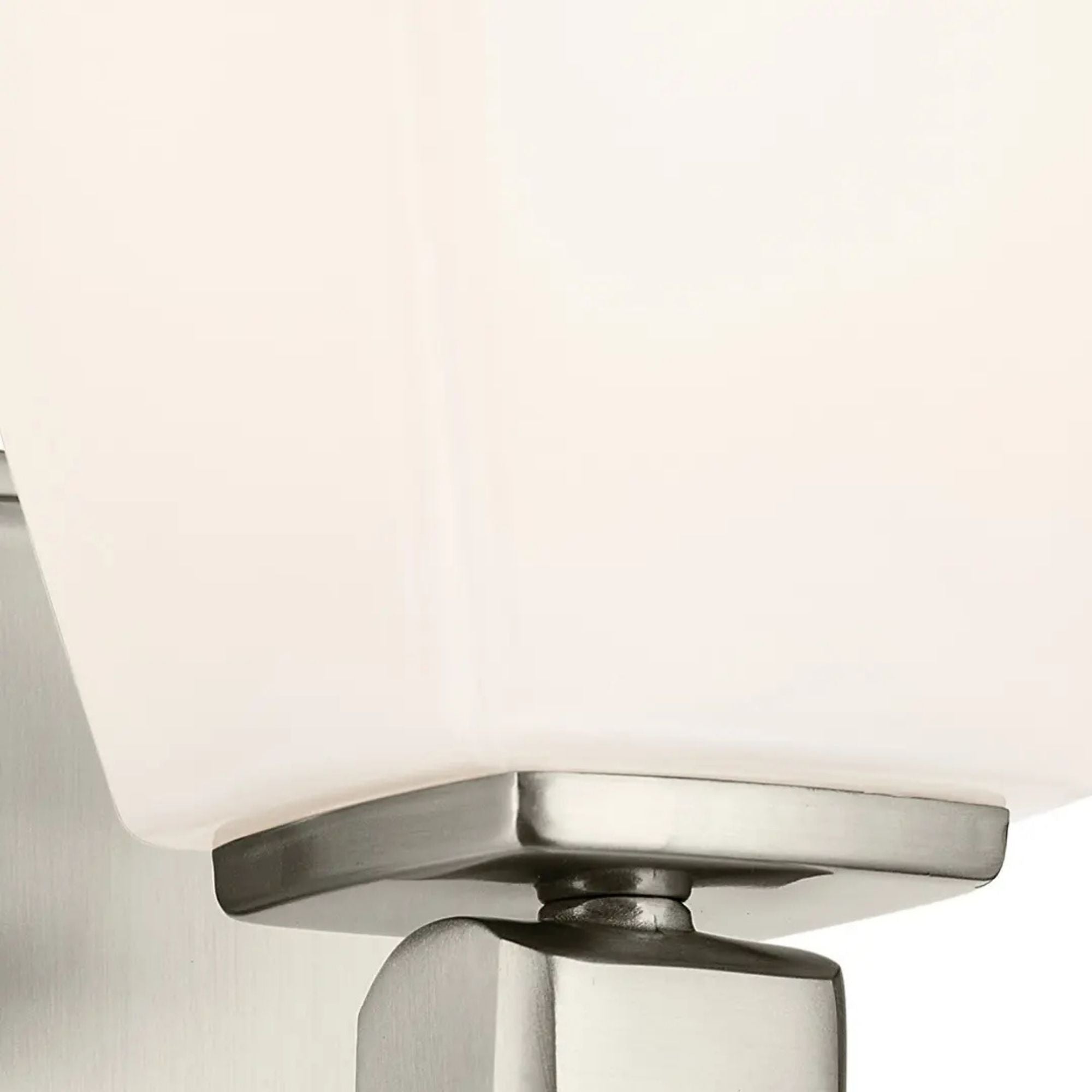 Kichler Marant 9.5 in. Wall Sconce, Brushed Nickel with Glass Tapered Shade